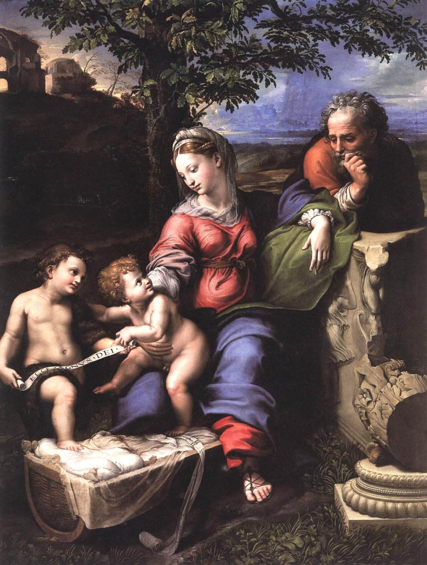 The Holy Family of the Oak Tree by Raphael