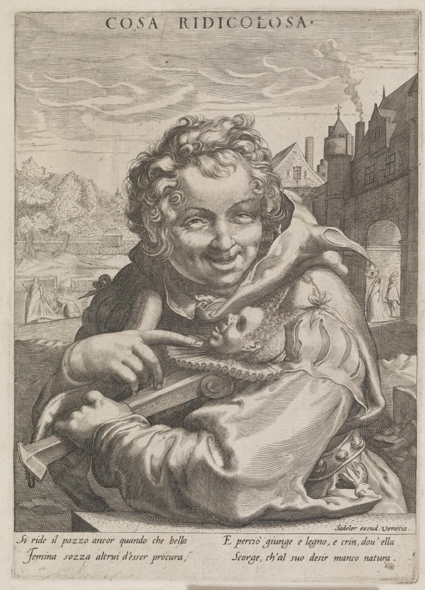 Jester with a Fool's Cap by Anonymous