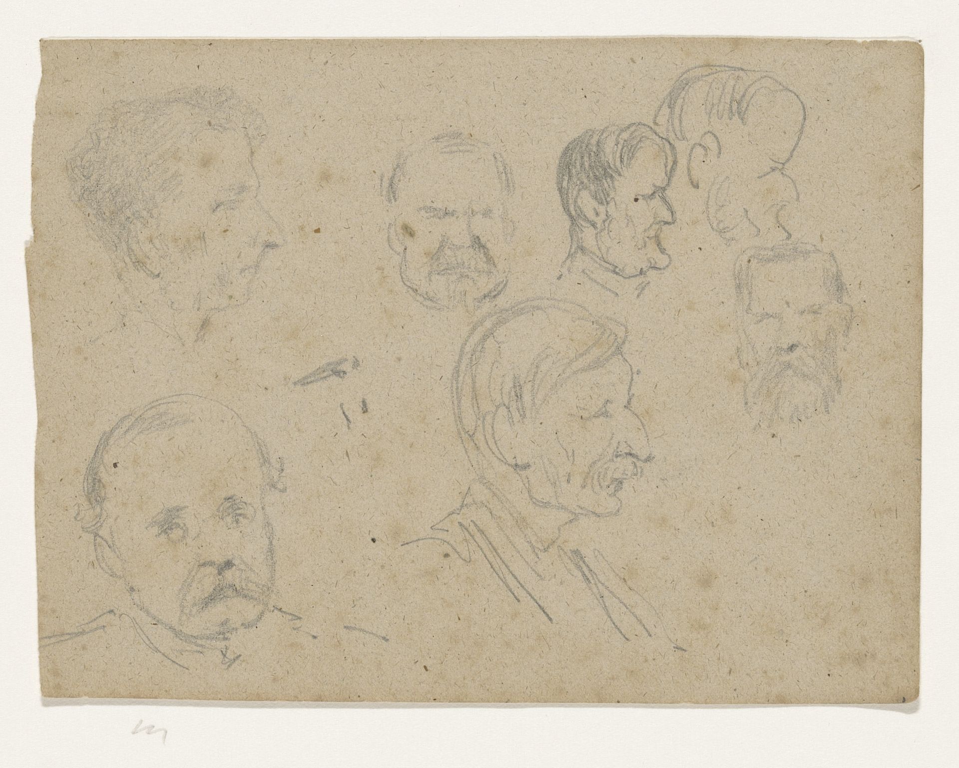 Zeven portretten van kamerleden by Johan Michaël Schmidt Crans