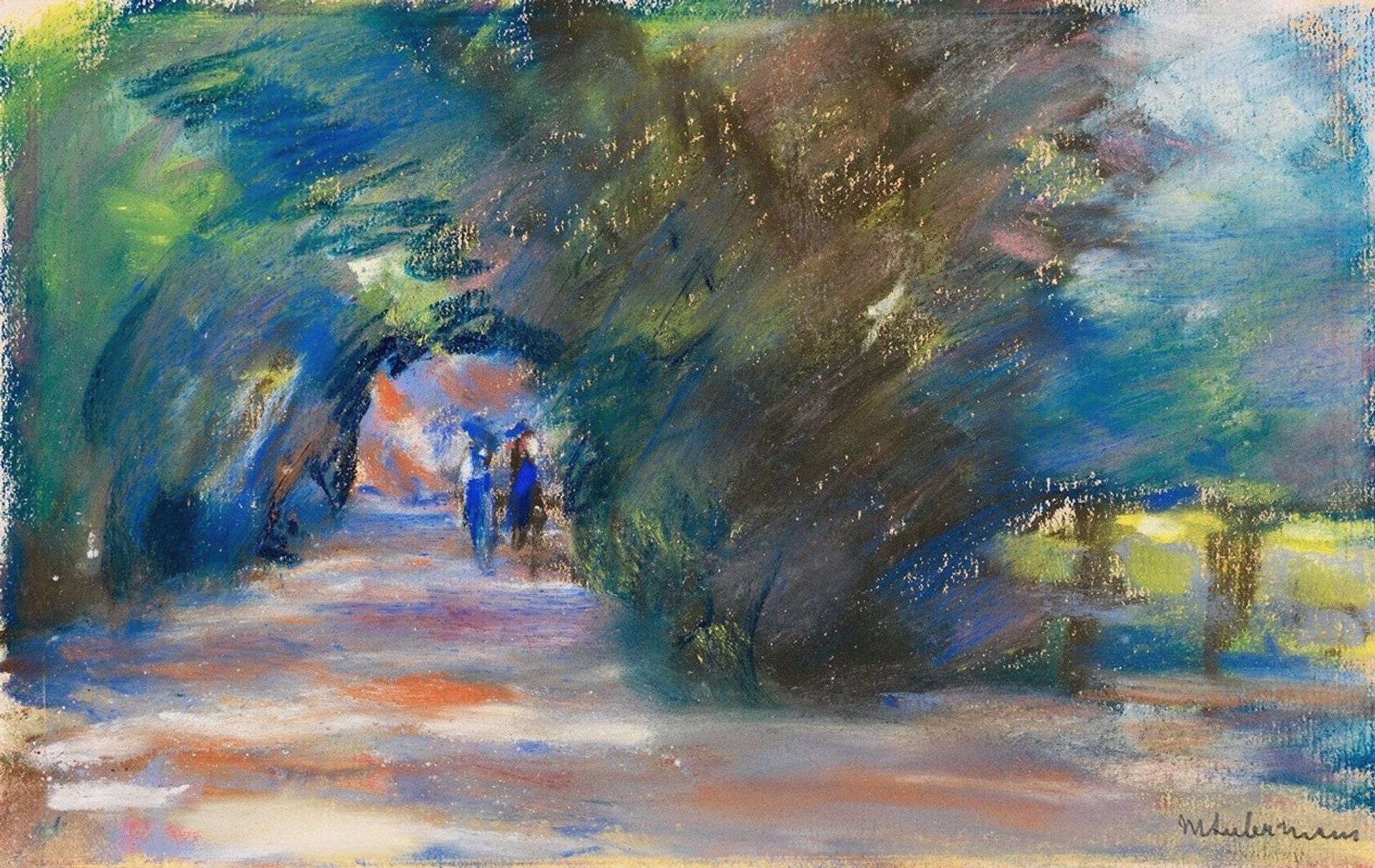 Allee mit zwei Reitern by Max Liebermann