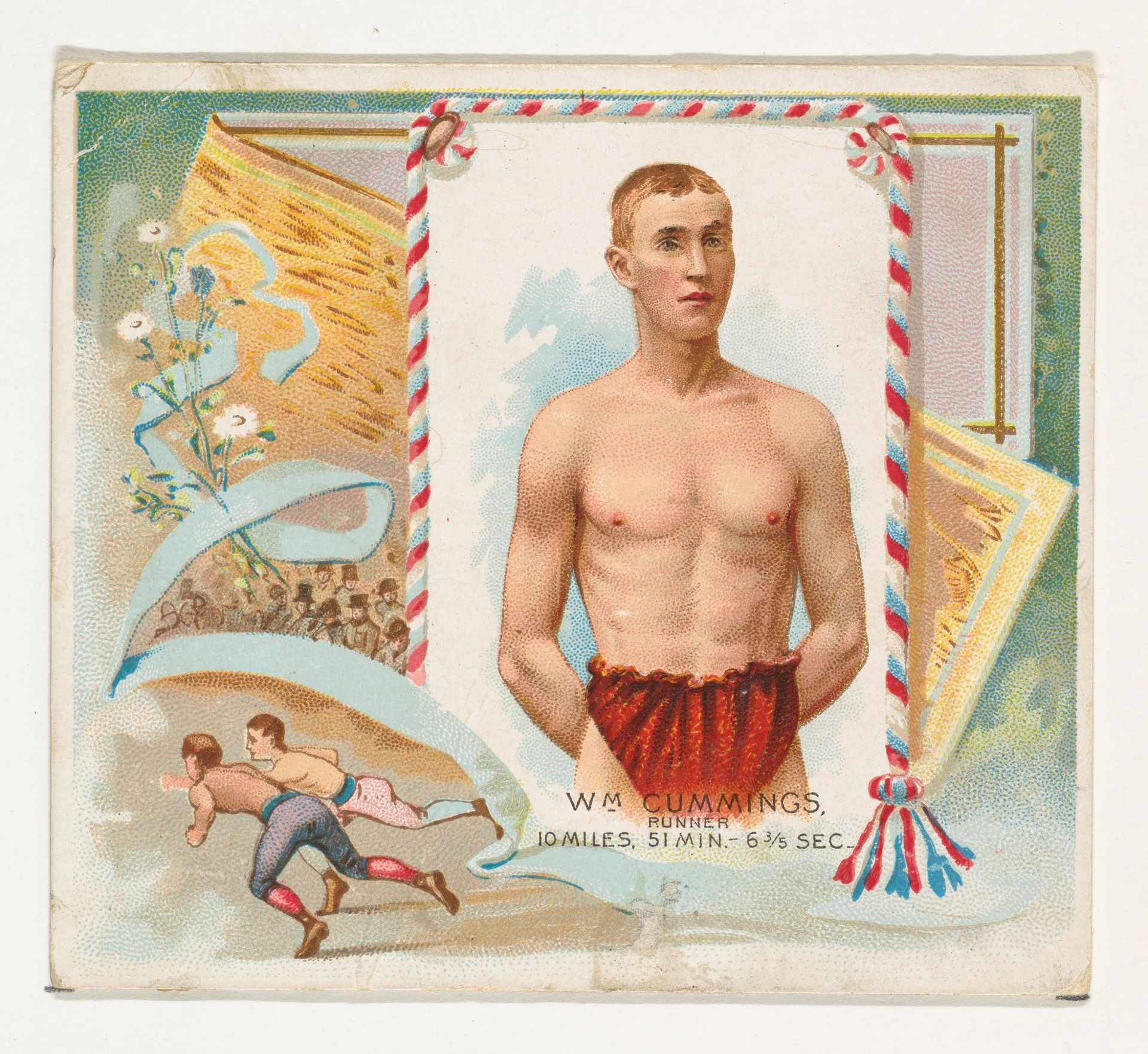 William Cummings, Runner, from World's Champions, Second Series (N43) for Allen & Ginter Cigarettes by Allen & Ginter