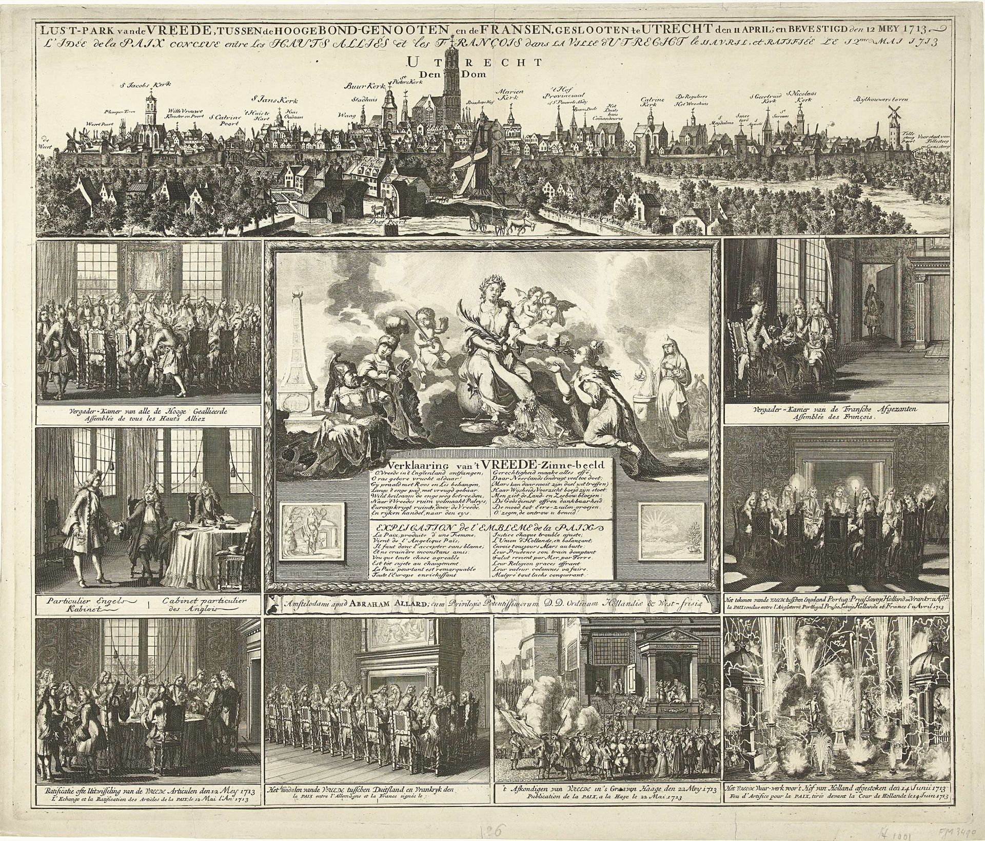 Vrede van Utrecht, 12 mei 1713 by Laurens Scherm