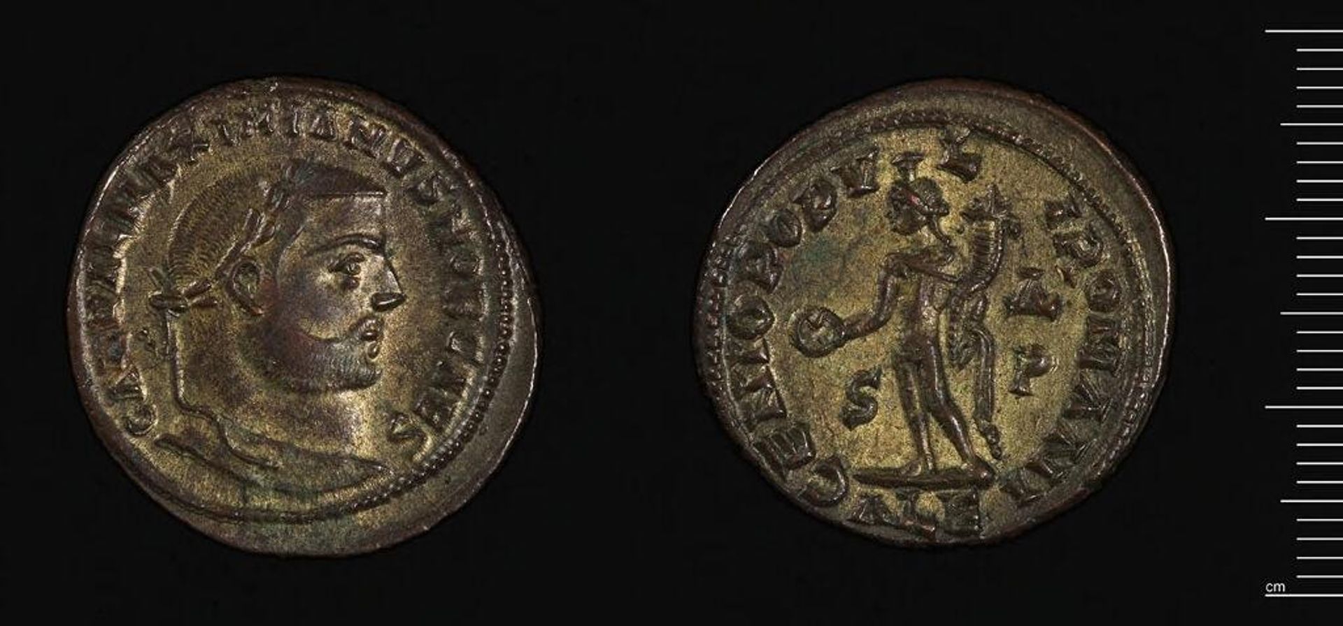 Follis of Galerius Caesar, Alexandria by Galerius