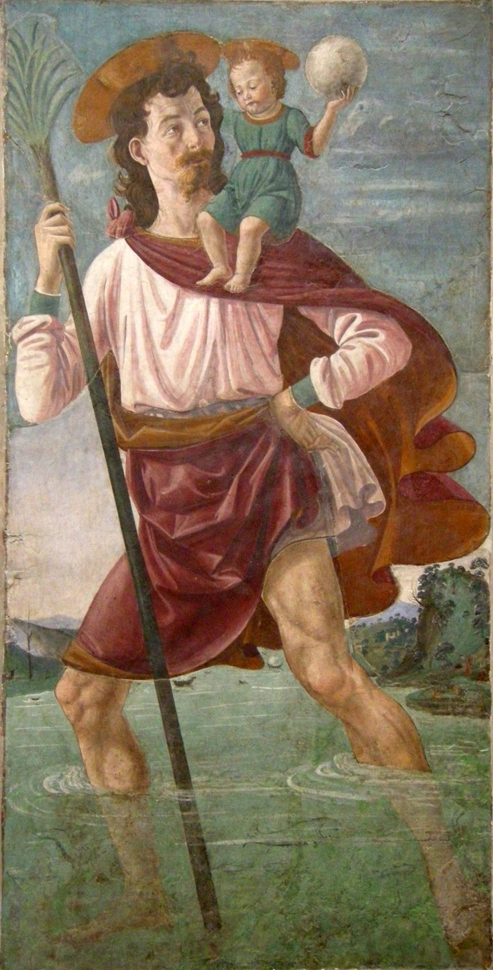 St. Christopher by Domenico Ghirlandaio