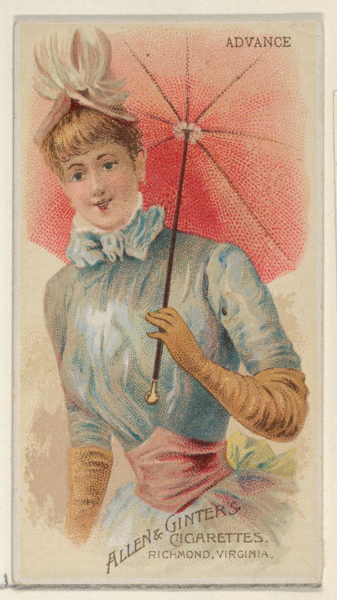 Advance, from the Parasol Drills series (N18) for Allen & Ginter Cigarettes Brands by Allen & Ginter