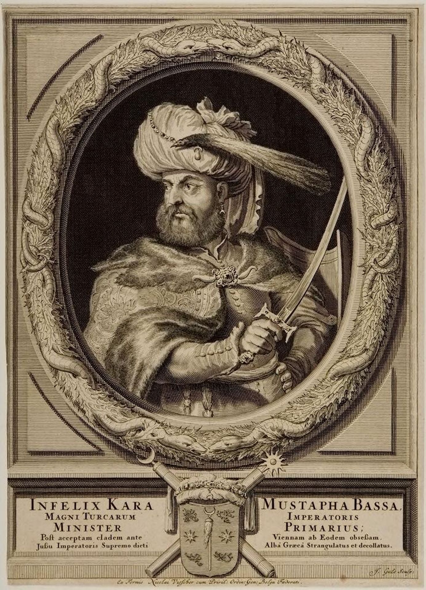 Kara Mustapha, Grand Vizier by Jacobus Gole