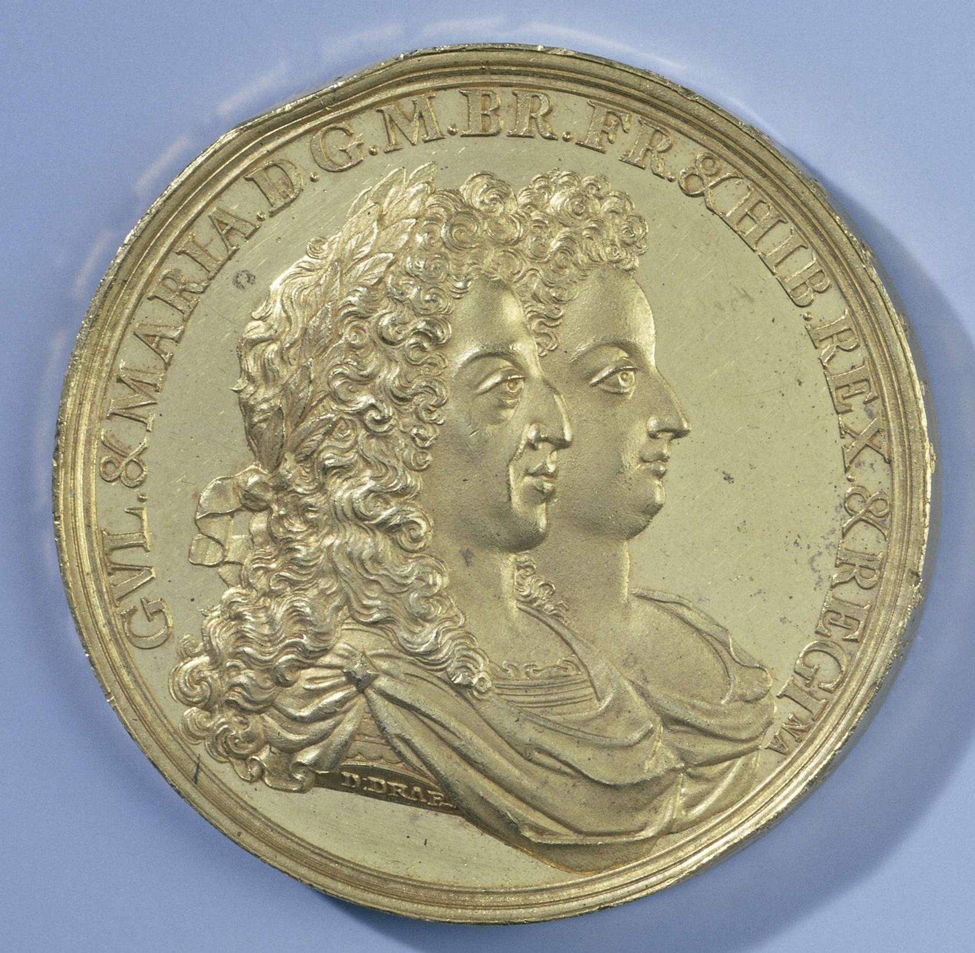 Medal Awarded to Poets who Lauded William III’s Conquest of England in 1688 by Daniel Drappentier