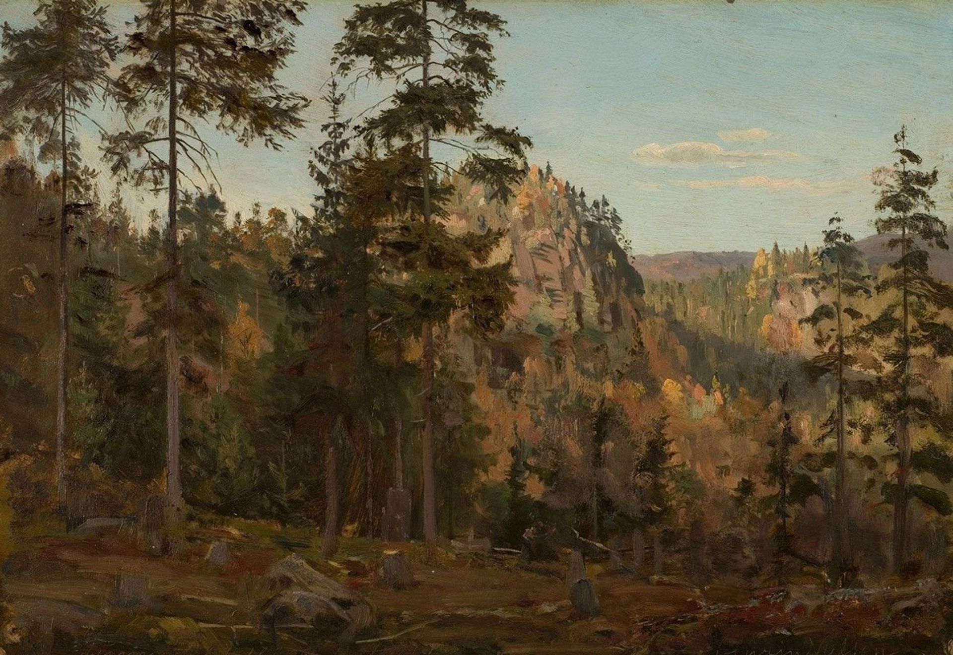 Ved sundet, Bjelland by Amaldus Nielsen