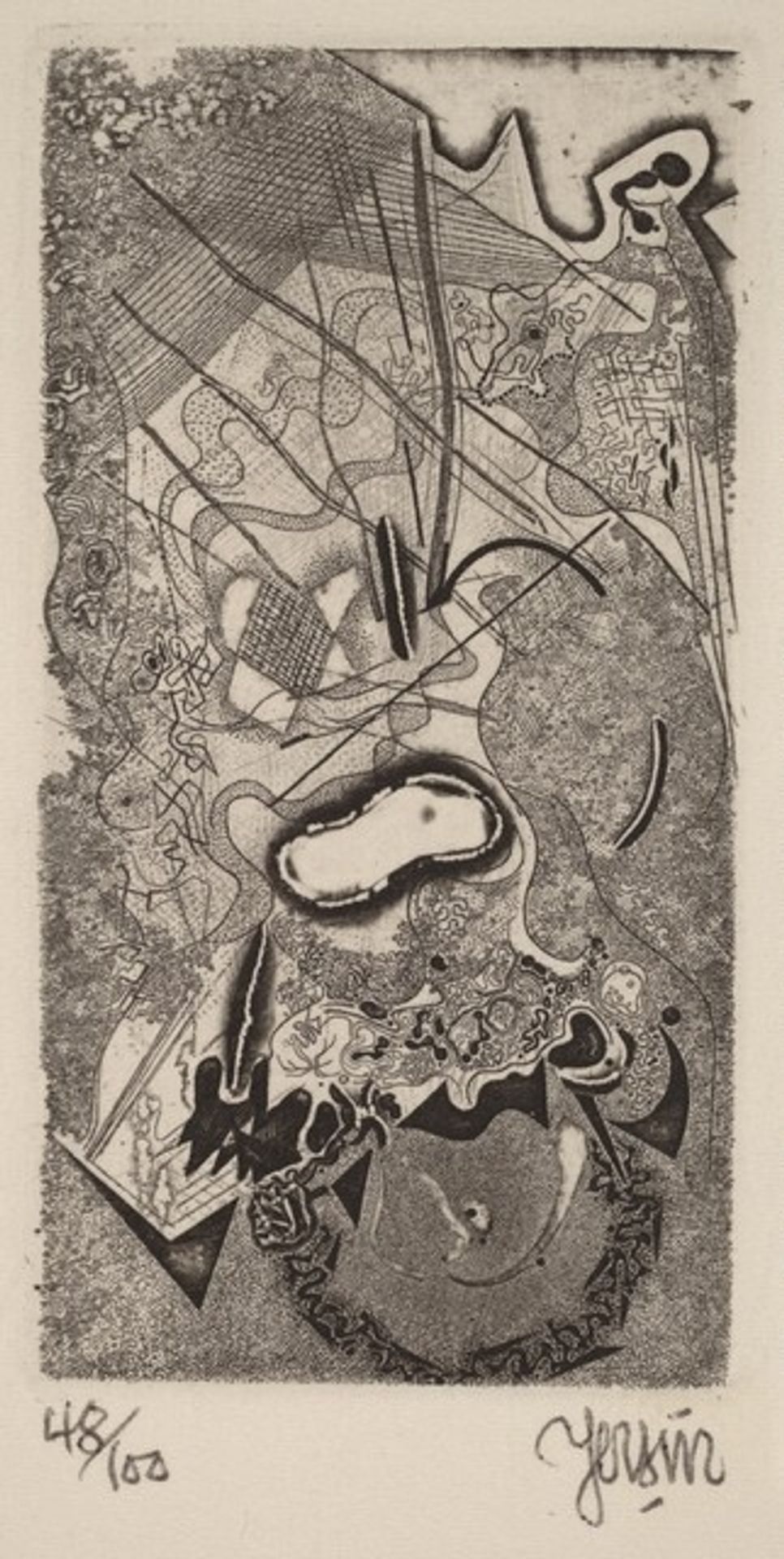 Happy New Year, 1971 (Bonne Annee, 1971) by Albert Edgar Yersin