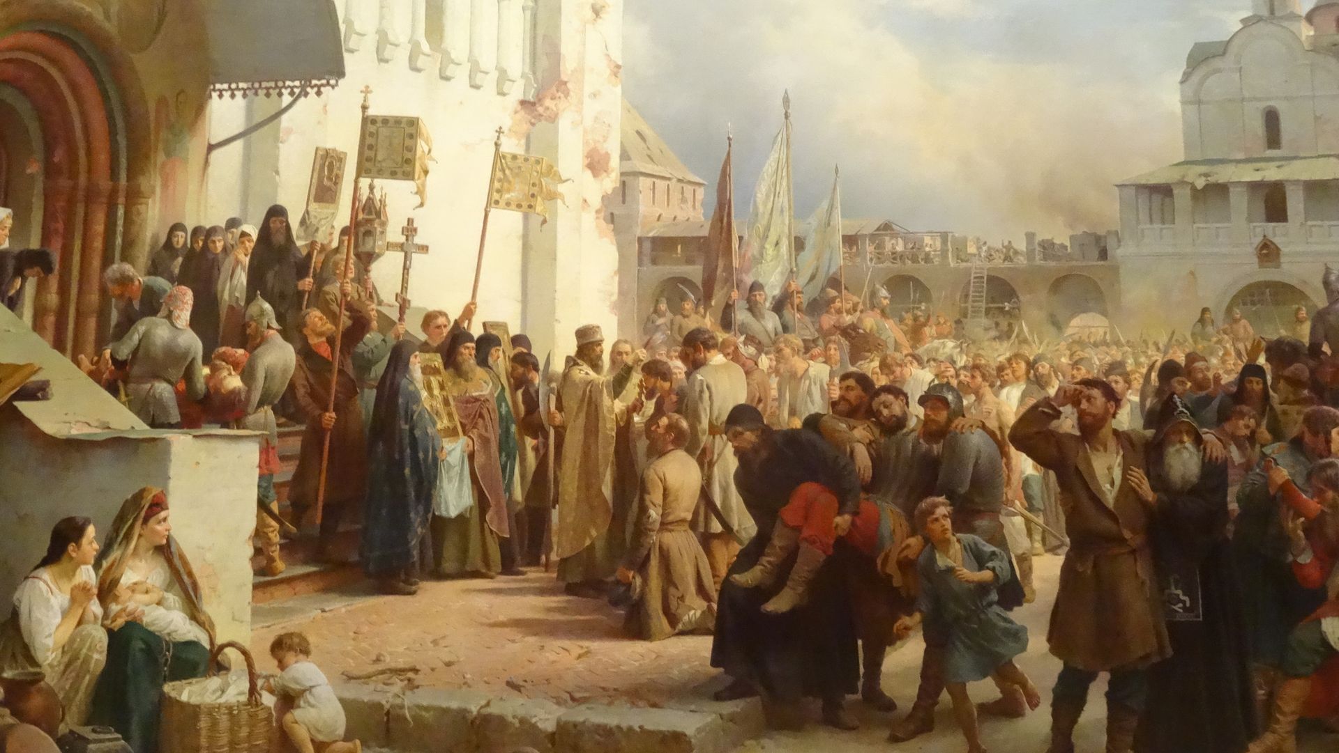 Осада Троице-Сергиевой лавры by Vasily Vereshchagin