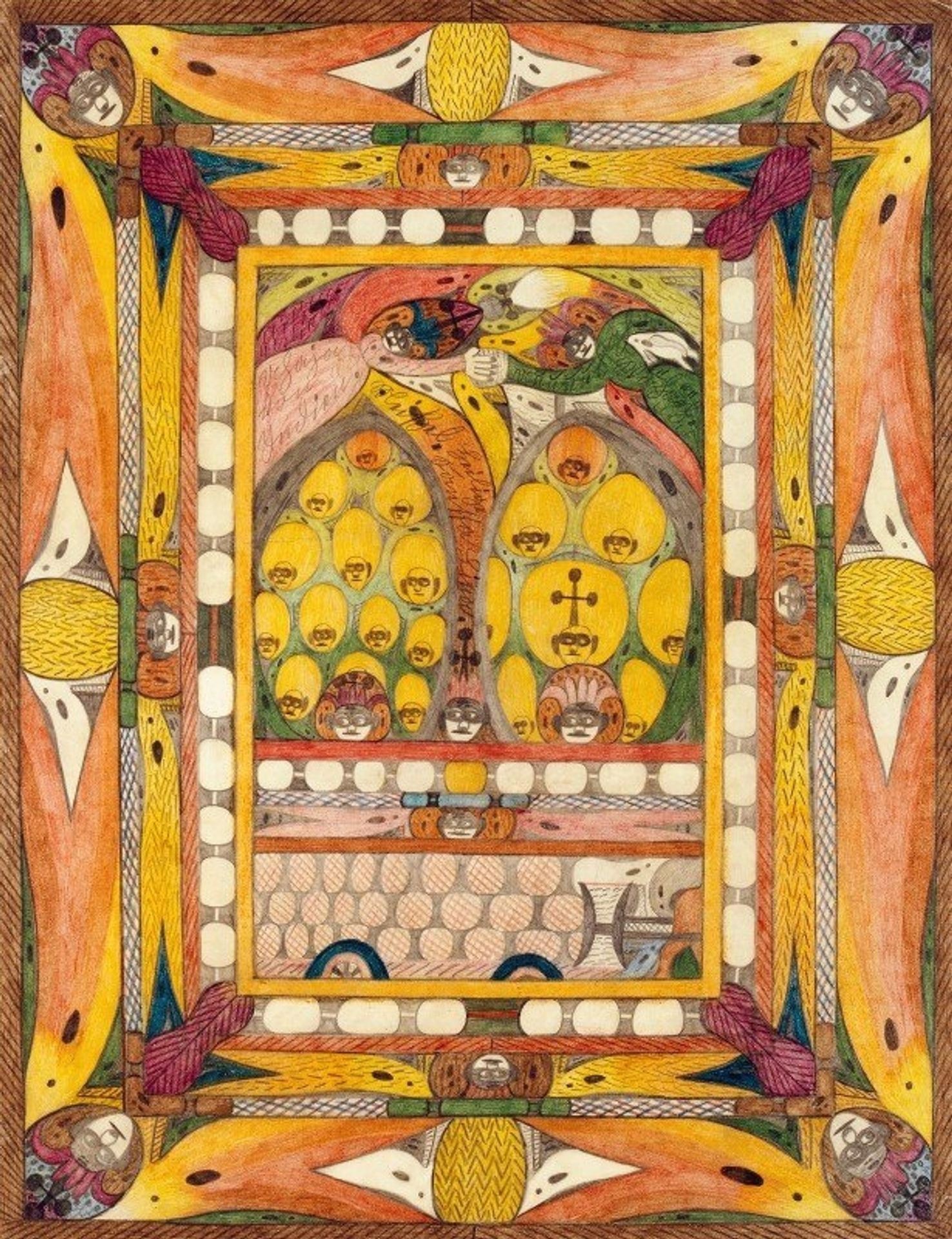 Uhaja von Indien, meine liebe Tauf=Paatinn by Adolf Wölfli