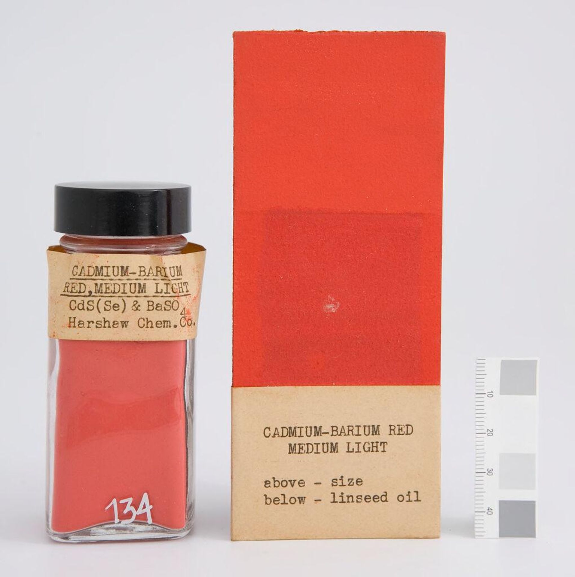 Cadmium Barium Red, Medium Light by Manufactured by The Harshaw Chemical Company