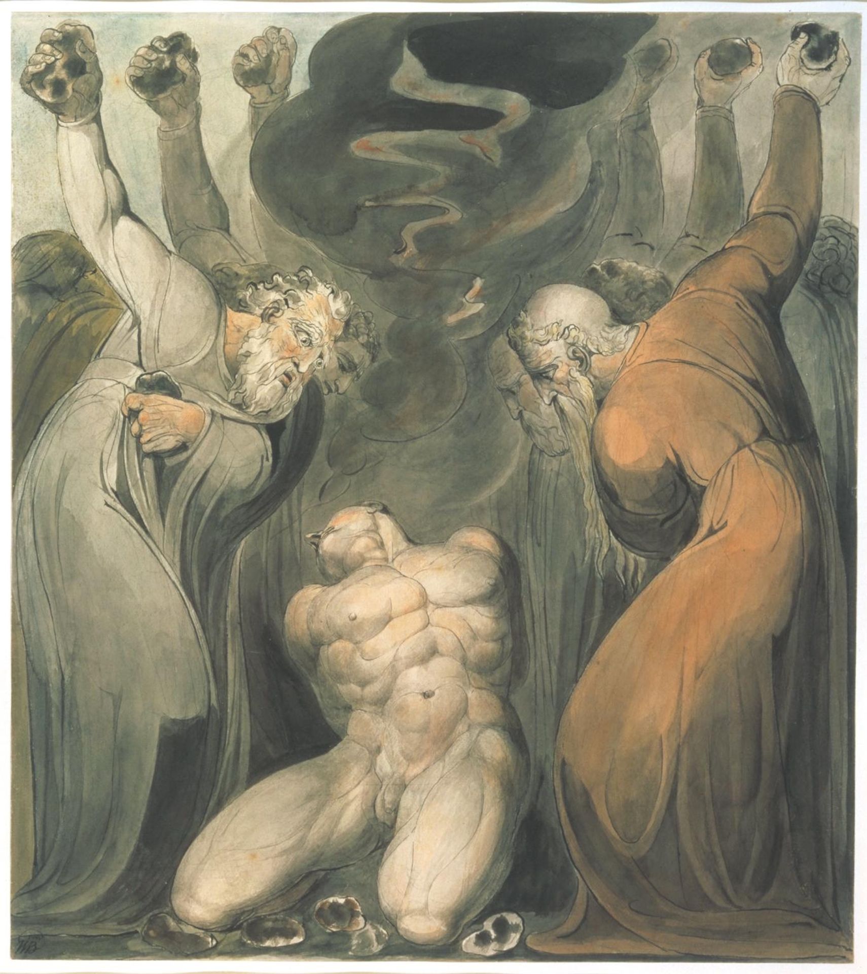 The blasphemer by William Blake