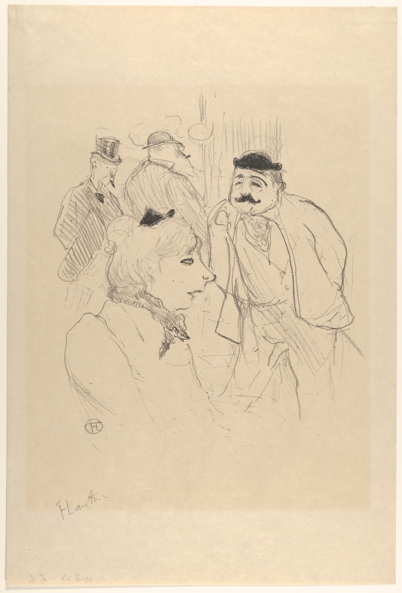 La Tige, Moulin Rouge by Henri de Toulouse-Lautrec