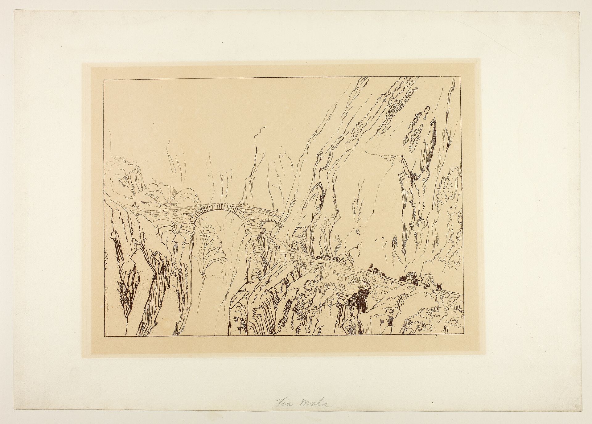 Via Mala by Joseph Mallord William Turner