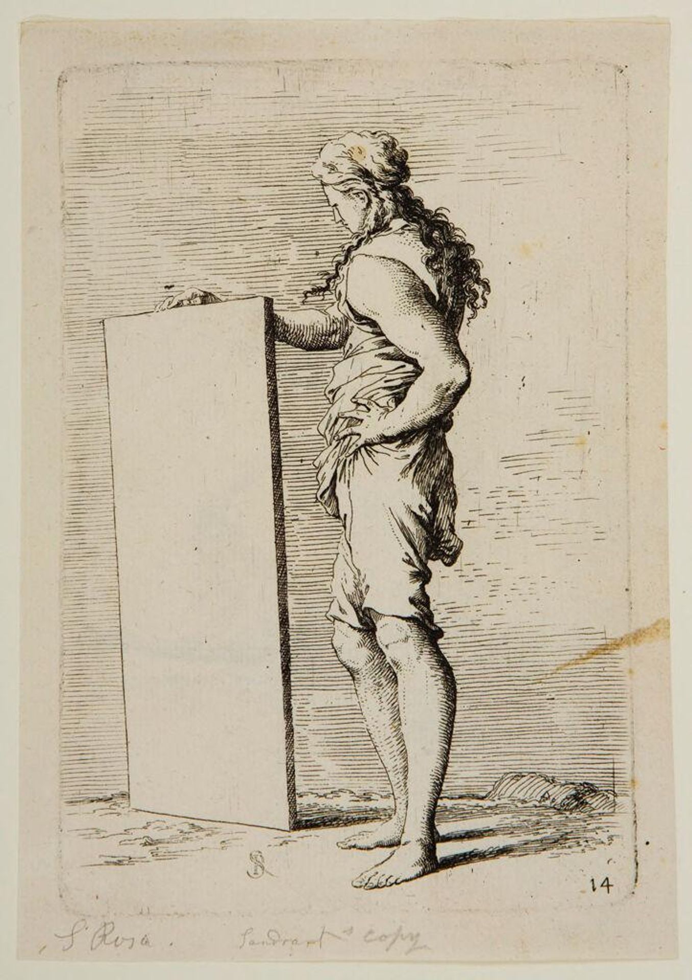 Copy after the Figurine by Salvator Rosa