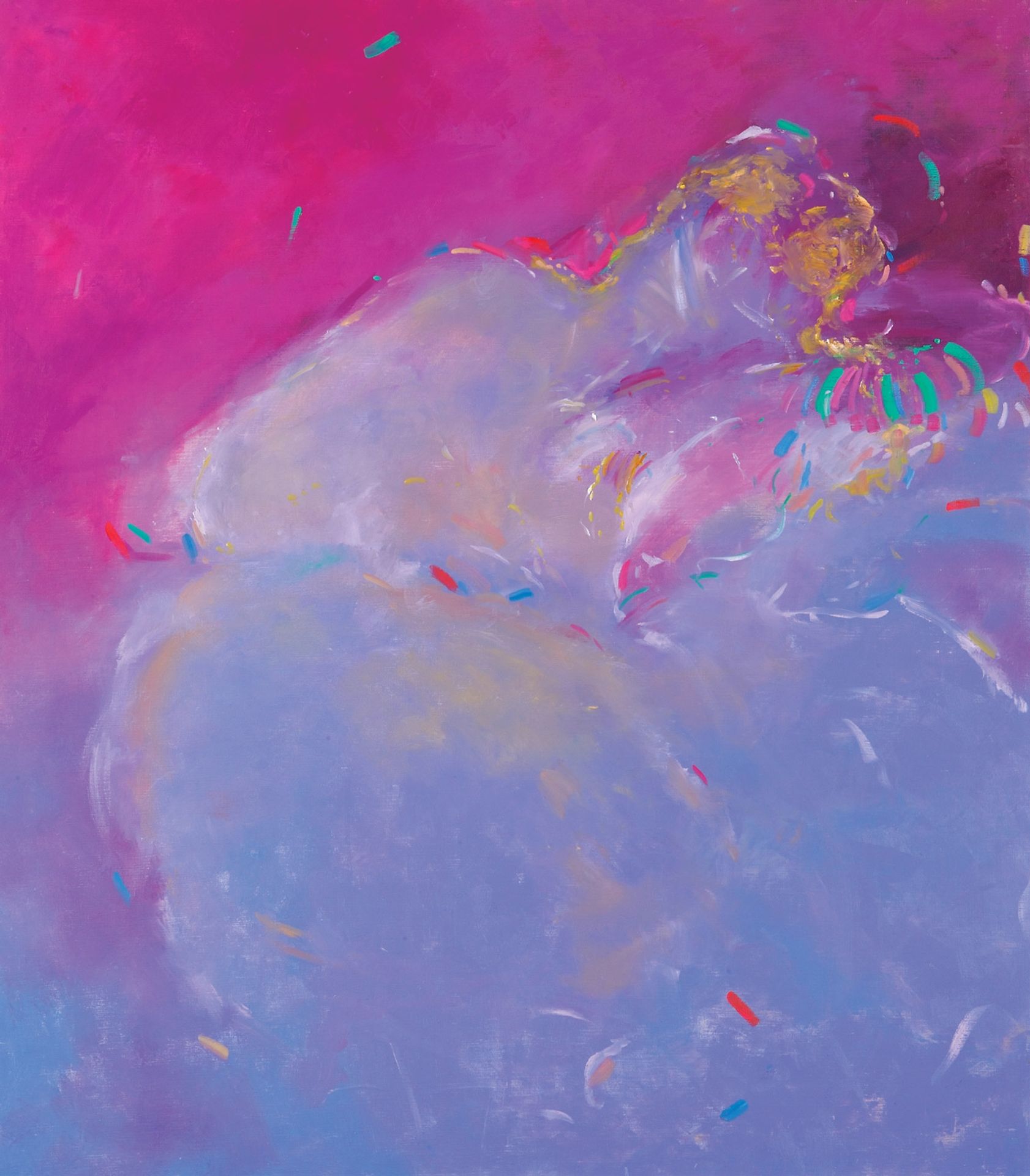 RECLINING FIGURE IV by Rashid Al Khalifa
