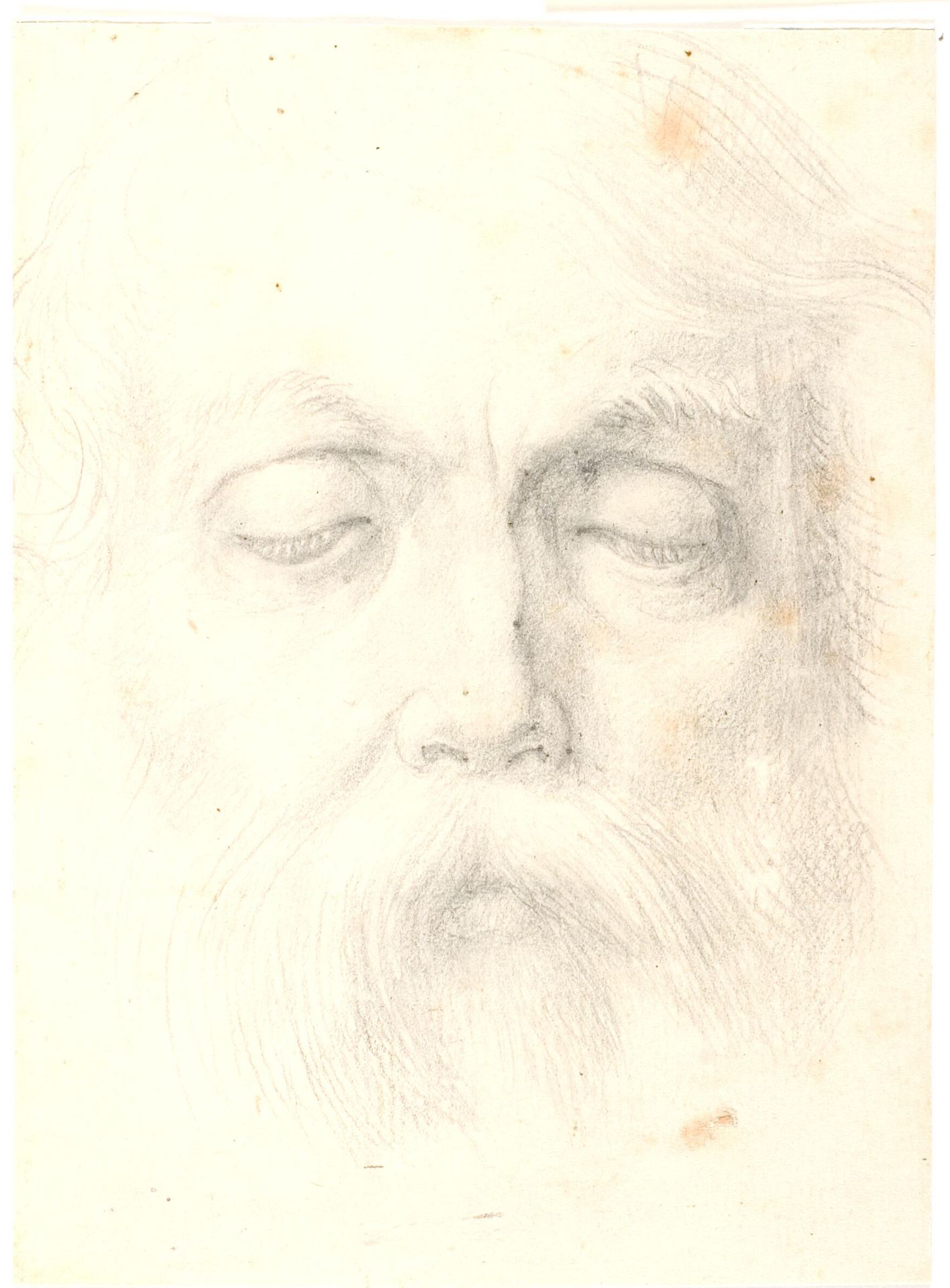 Studiehoved af Ossian by C.G. Kratzenstein Stub