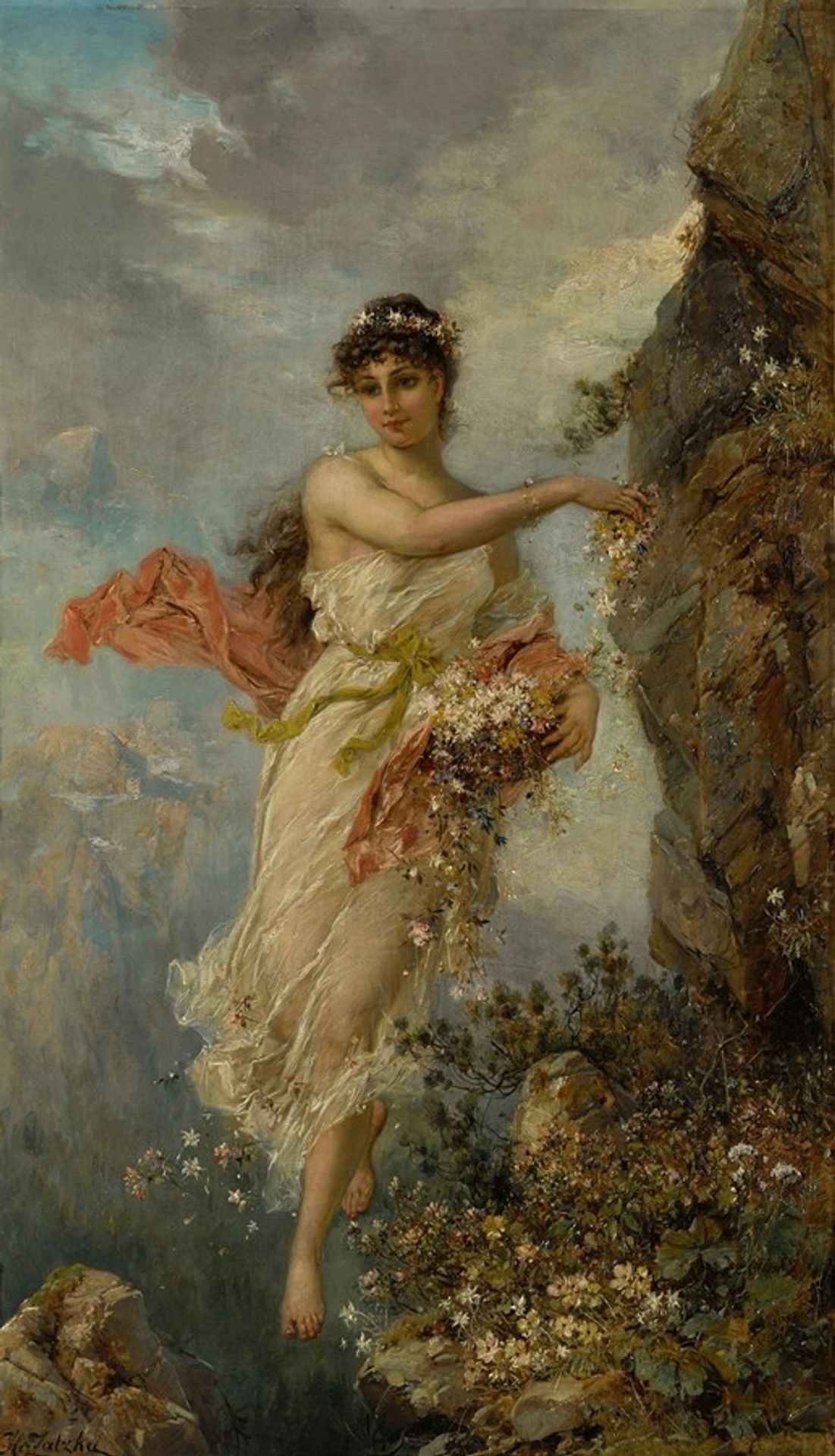 Alpenflora by Hans Zatzka