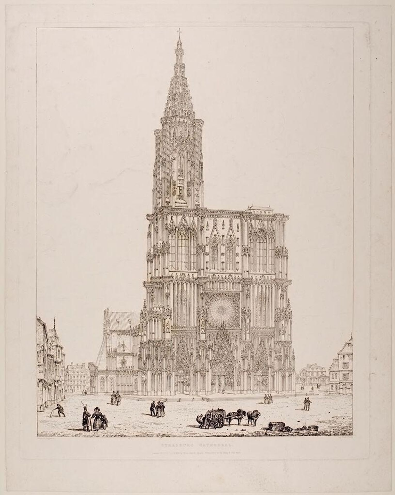Strasbourg Cathedral by John Coney
