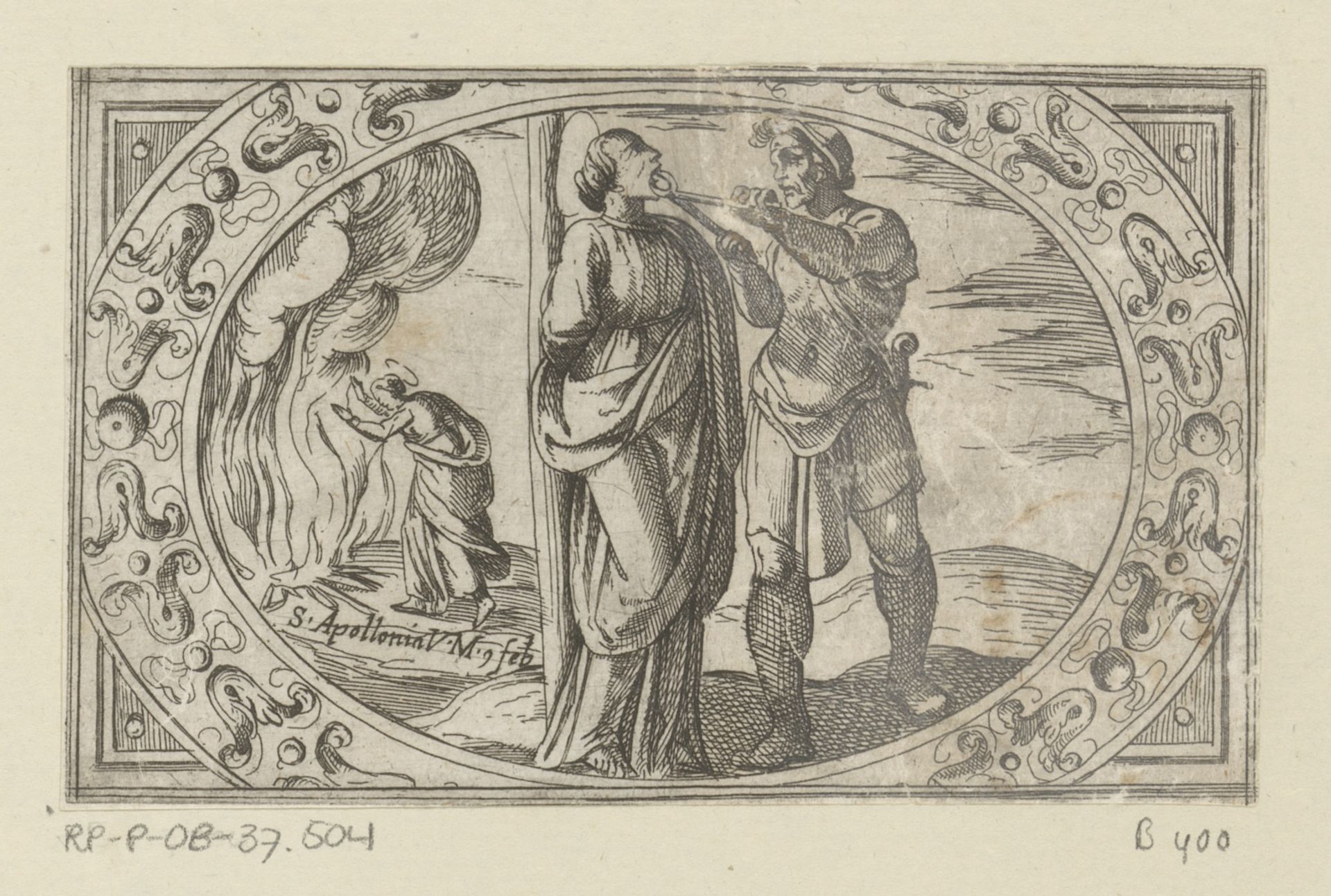 H. Apollonia van Alexandrië by Antonio Tempesta