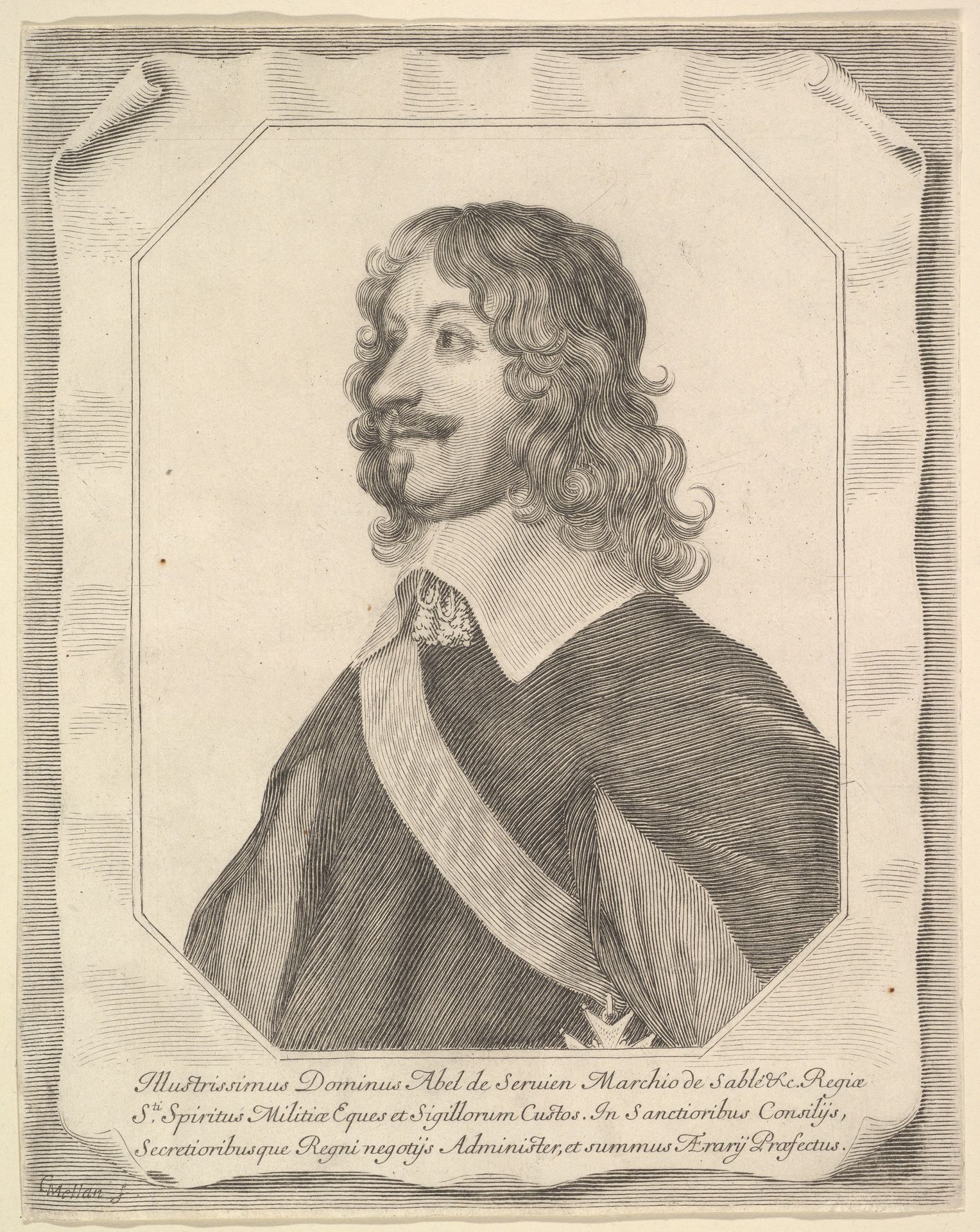 Abel Servien by Claude Mellan