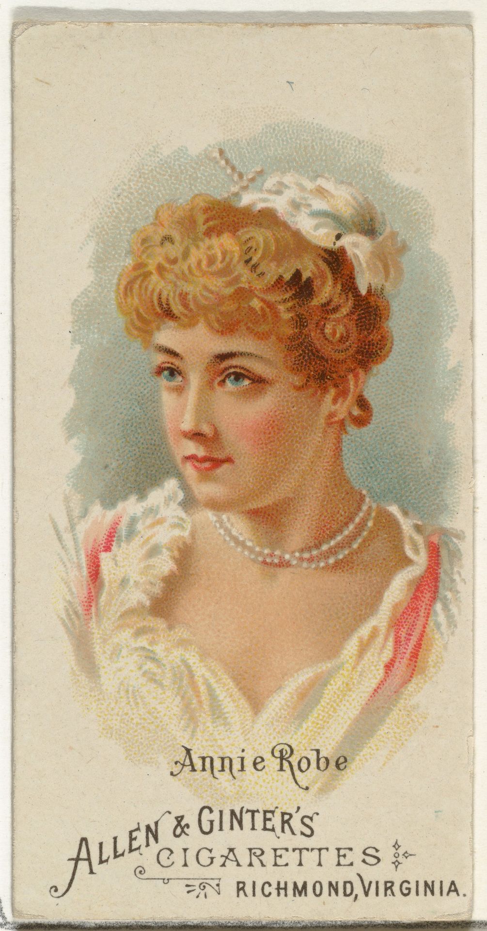 Annie Robe, from World's Beauties, Series 1 (N26) for Allen & Ginter Cigarettes by Allen & Ginter