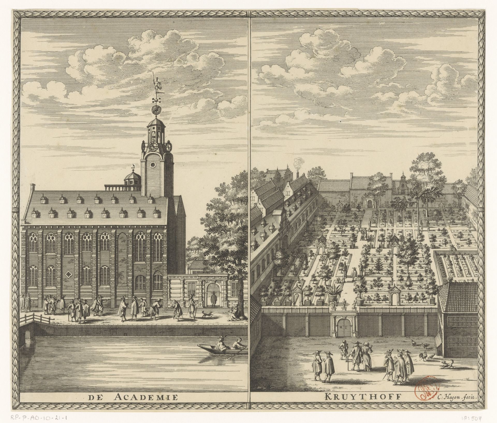 Rand van de Grote Hagen (onderdeel zijkant) by Christiaan Hagen
