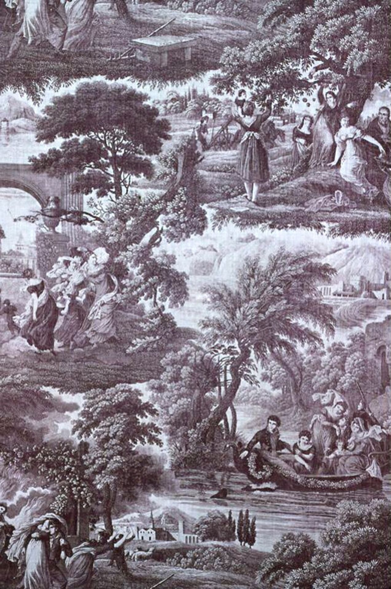 Les Nouveaux Elements (Furnishing Fabric) by Samuel Cholet