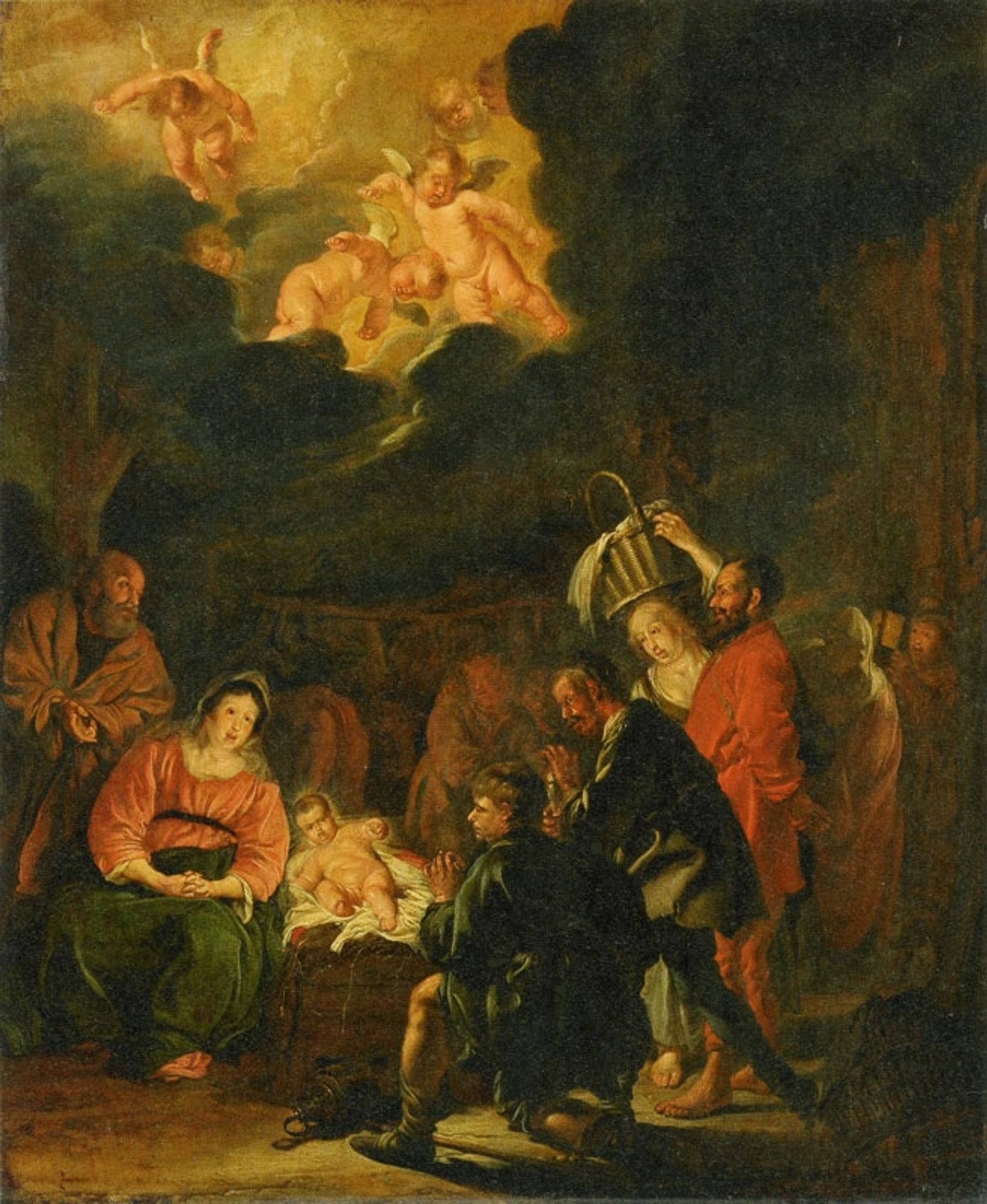 Adoration of the Shepherds by Pieter Codde