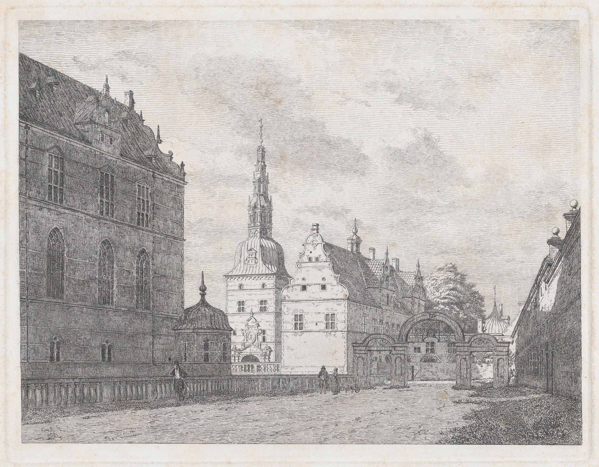 View of Frederiksborg, Carousel Gate by Jørgen Pedersen Roed