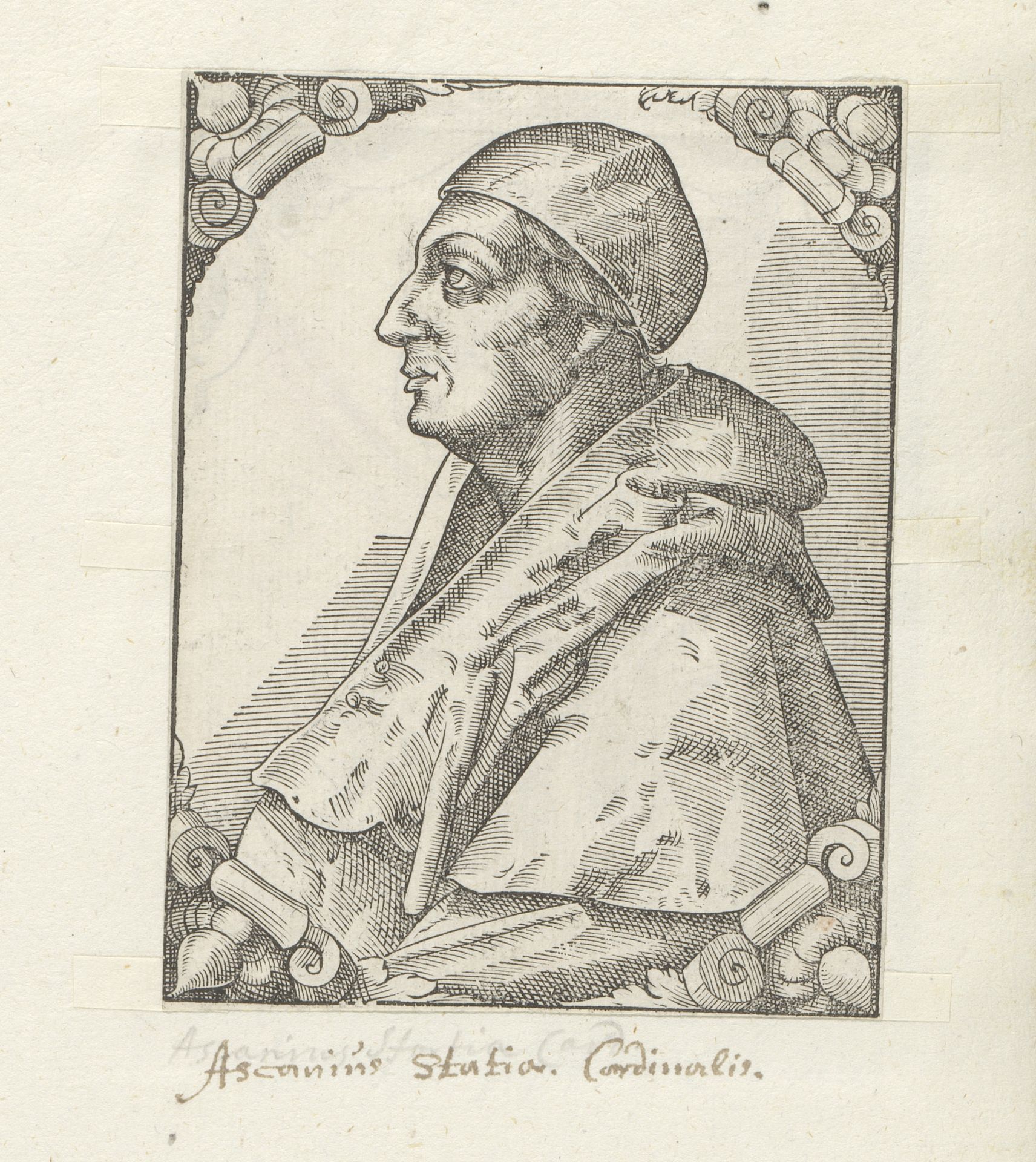 Portret van Ascanio Sforza by Anonymous
