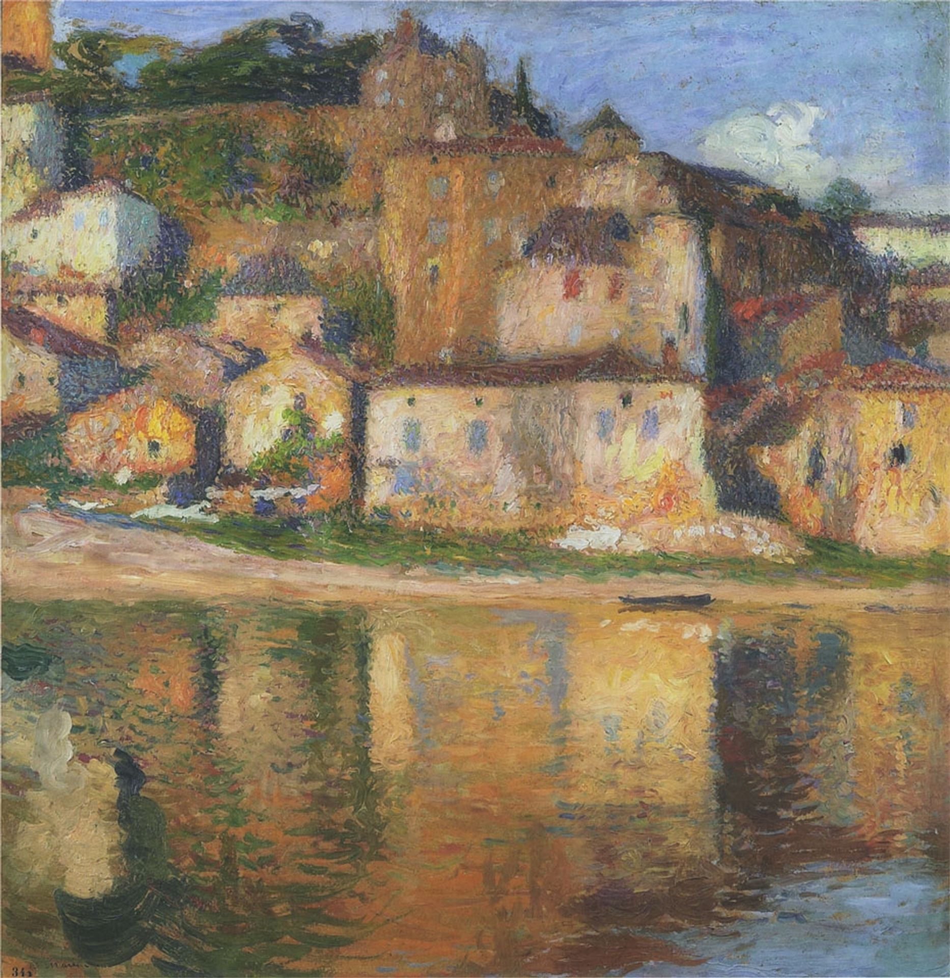 View of Puy l'Eveque by Henri Martin