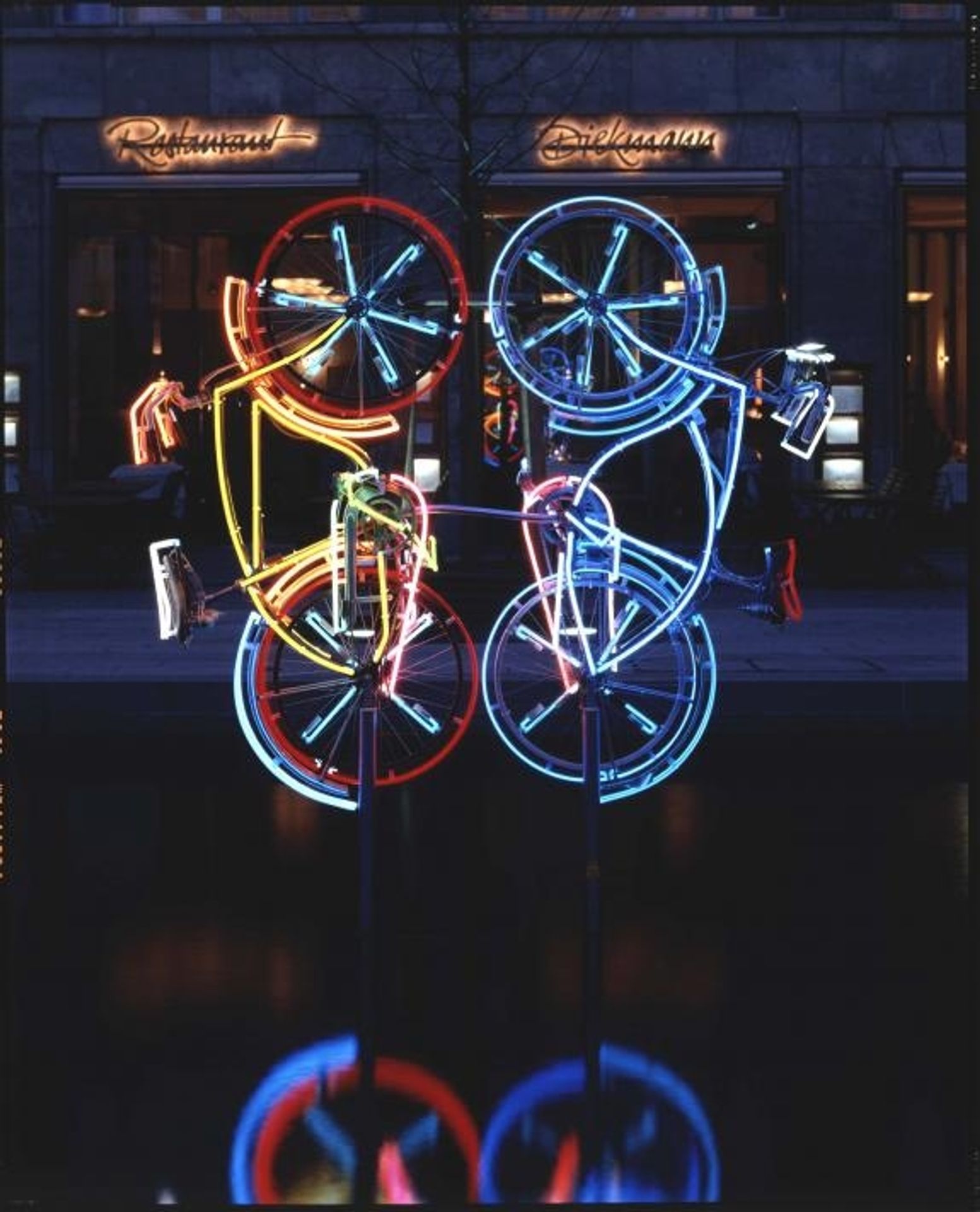 Riding Bikes by Robert Rauschenberg