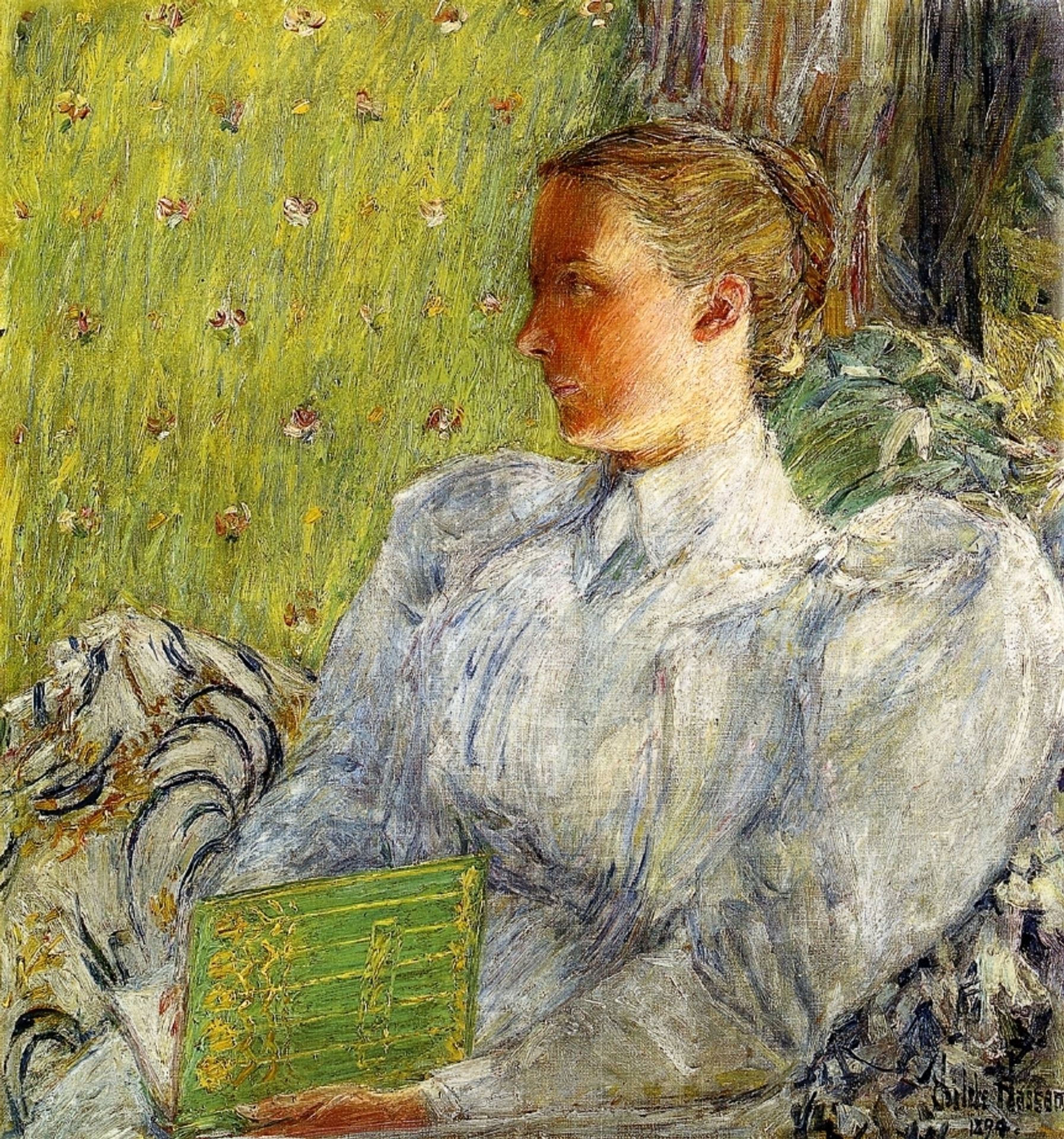 Edith Blaney (Mrs. Dwight Blaney) by Childe Hassam