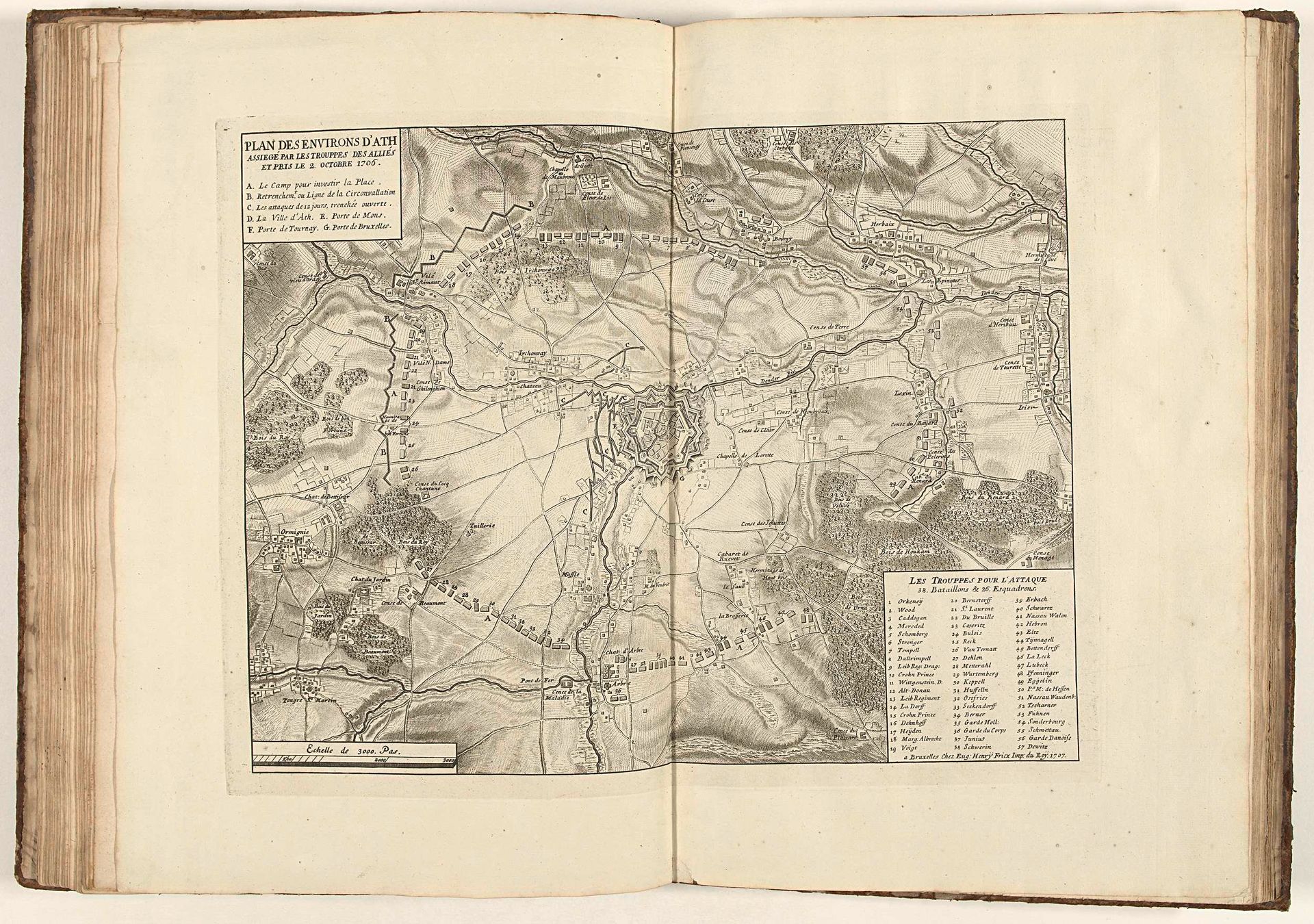 Beleg van Ath, 1706 by Jacobus Harrewijn
