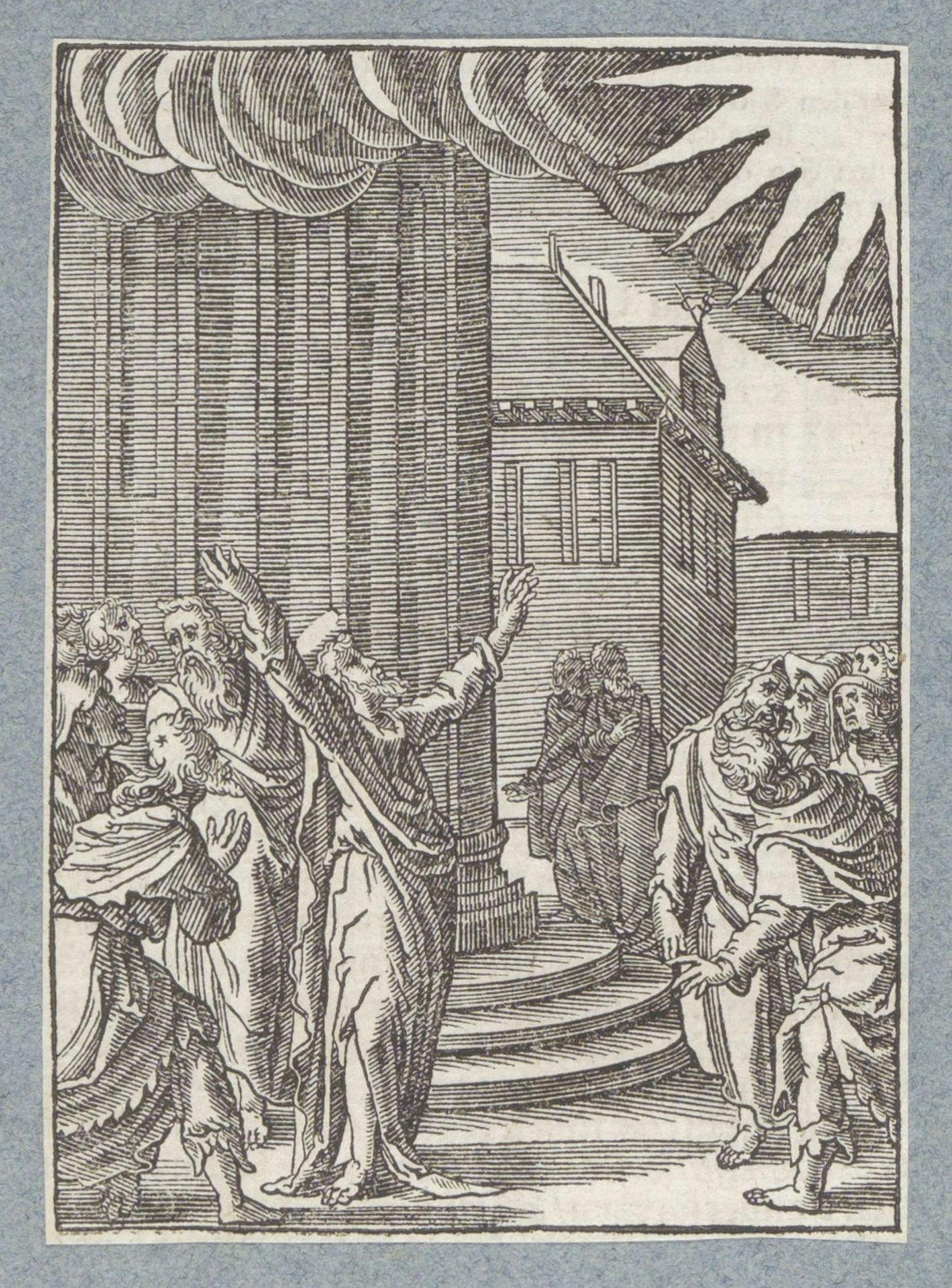 Christus bidt tot God by Christoffel van (II) Sichem
