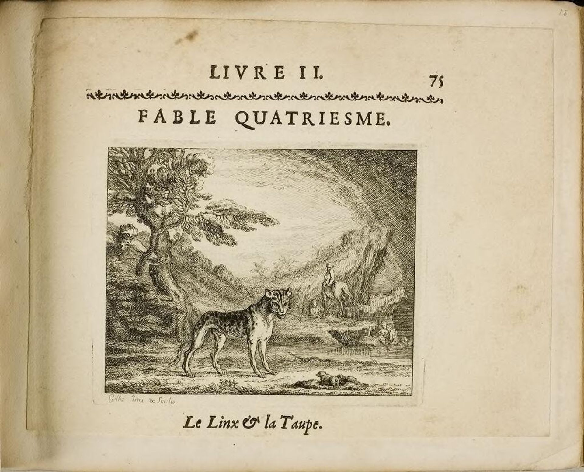 The Lynx and the Mole by Claude Gillot