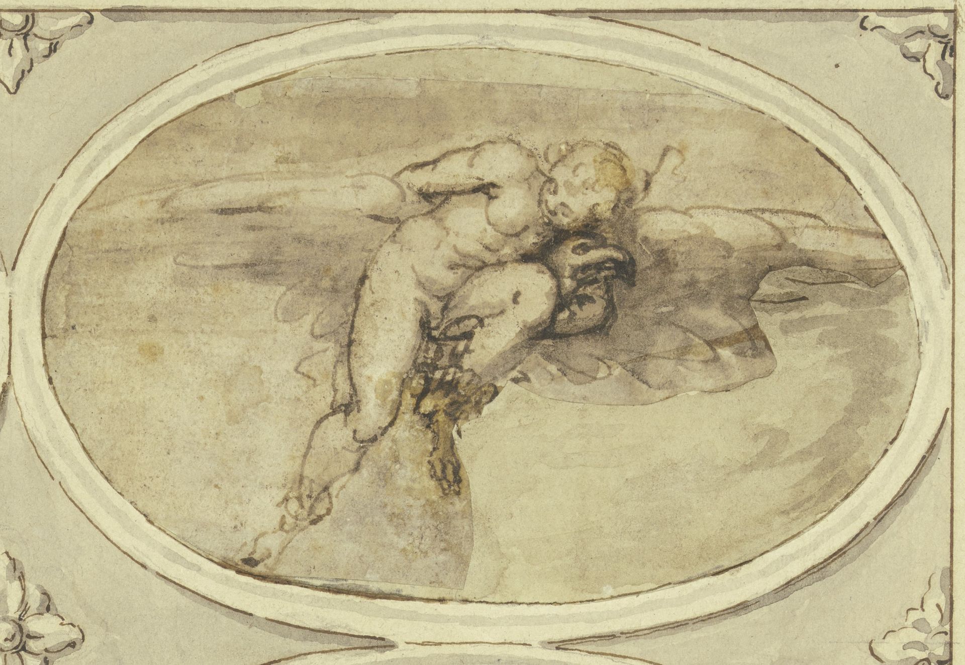 The abduction of Ganymede by Cherubino Alberti