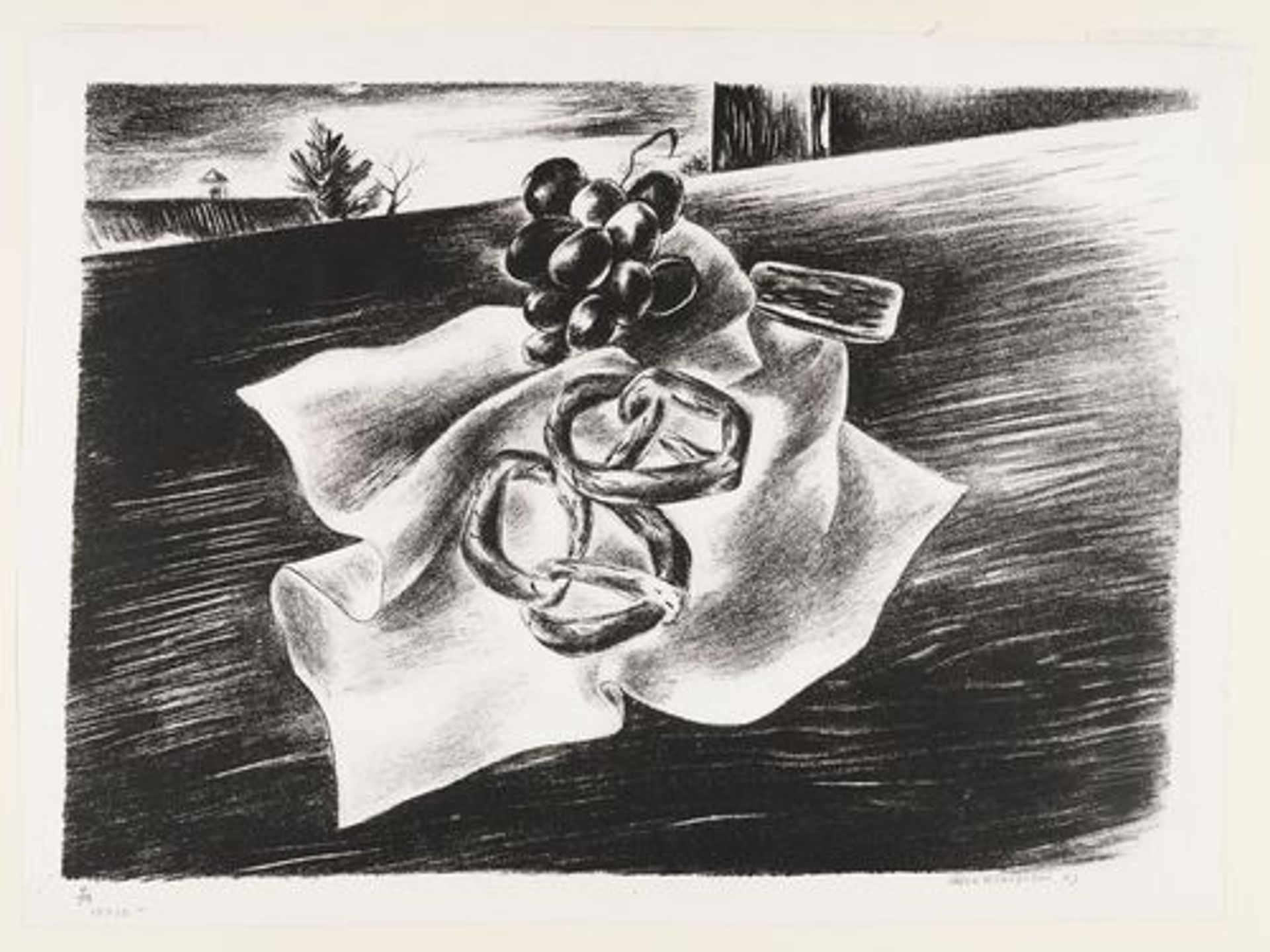 Pretzels by Yasuo Kuniyoshi