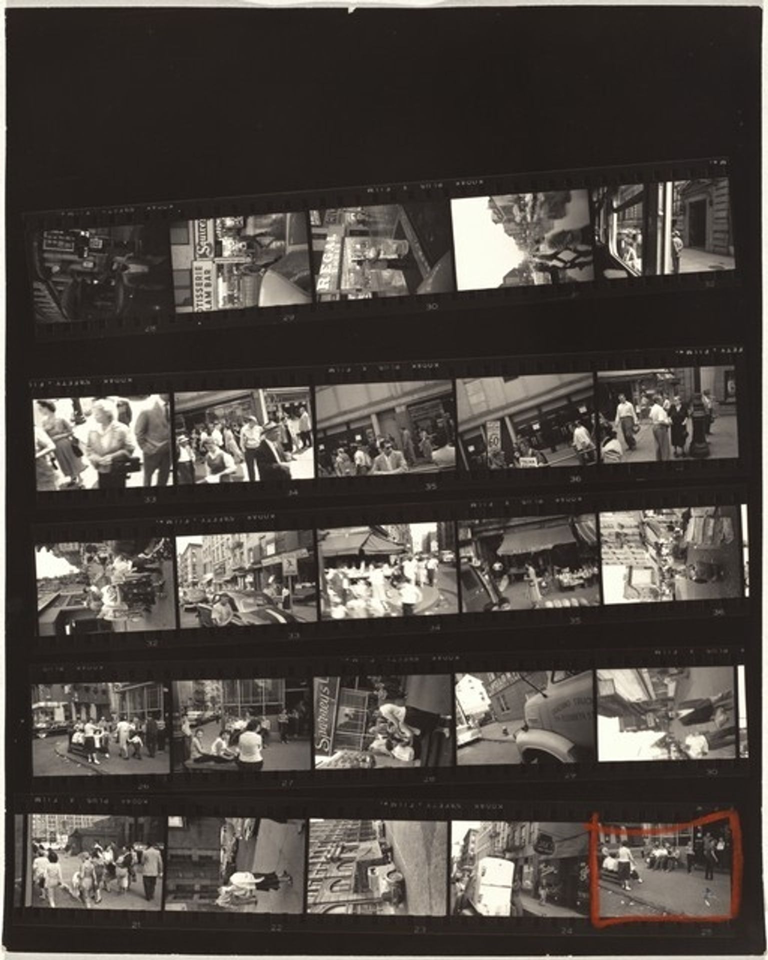 From the bus 39 by Robert Frank