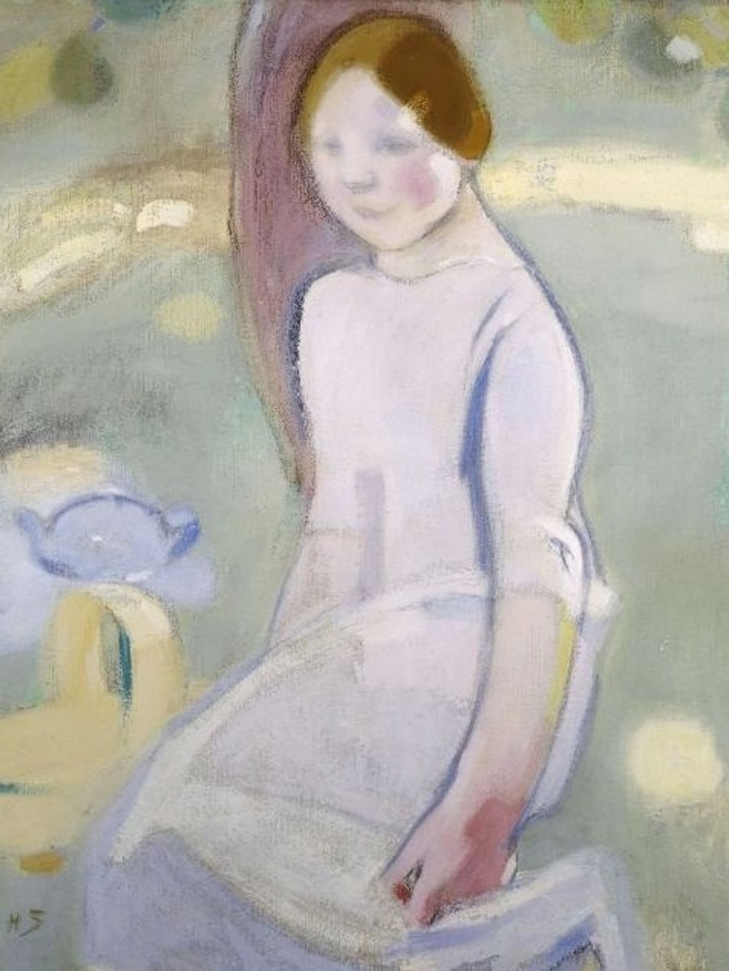 Under the Linden by Helene Schjerfbeck