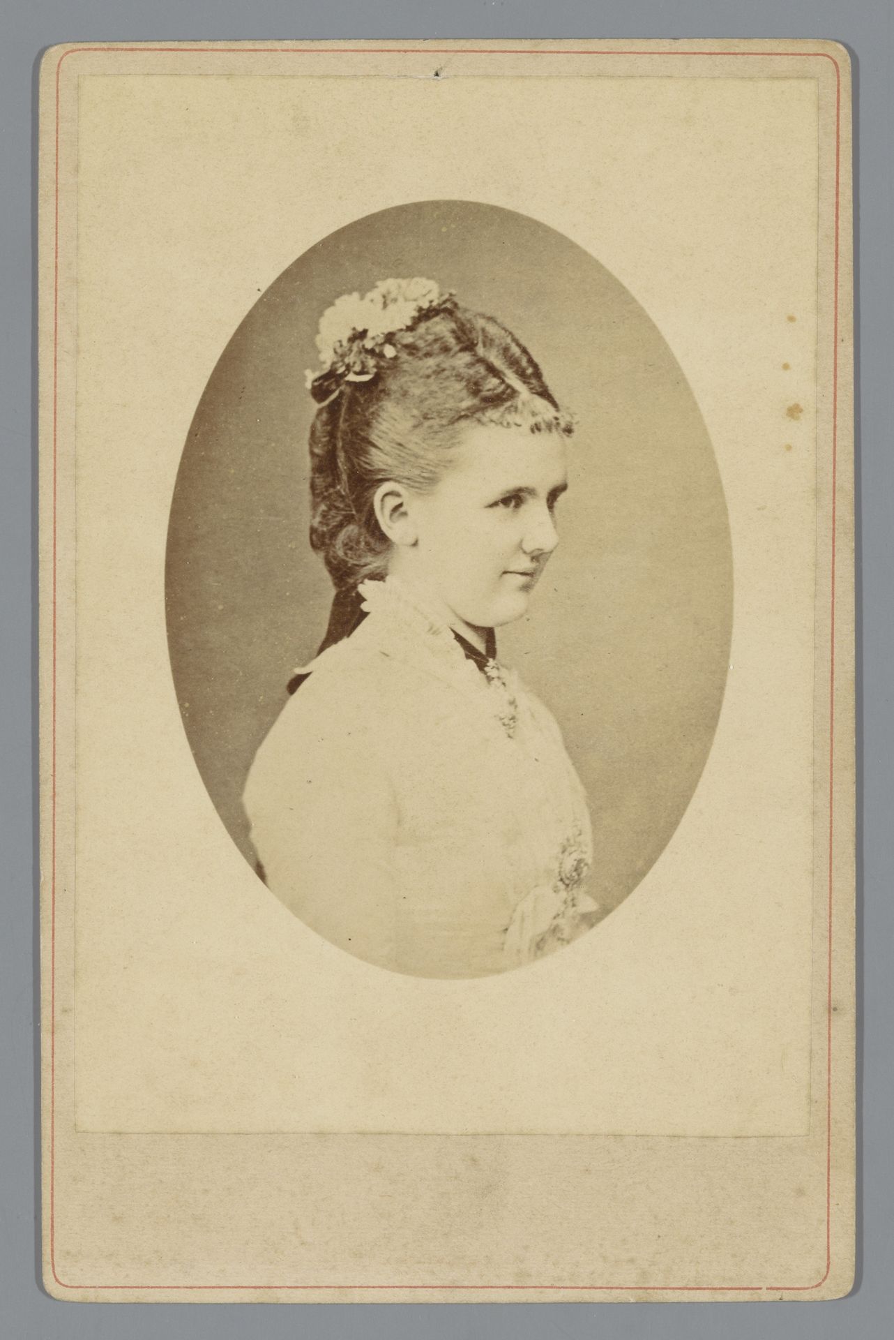 Portret van koningin Emma by Anonymous