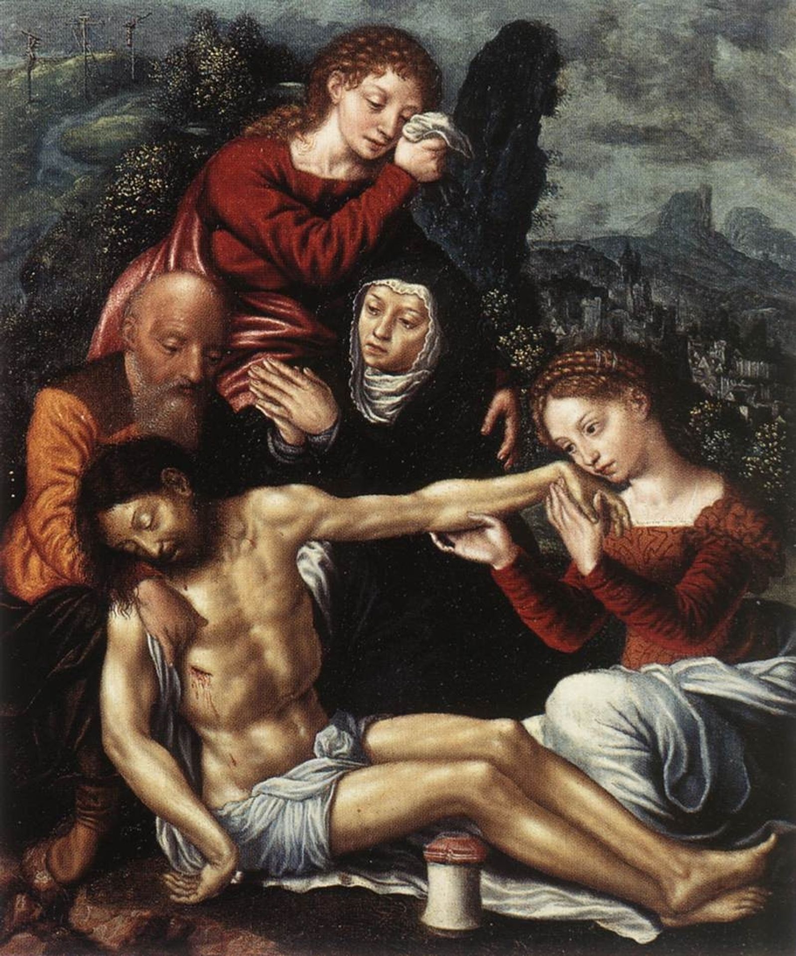 The Lamentation of Christ by Jan van Hemessen