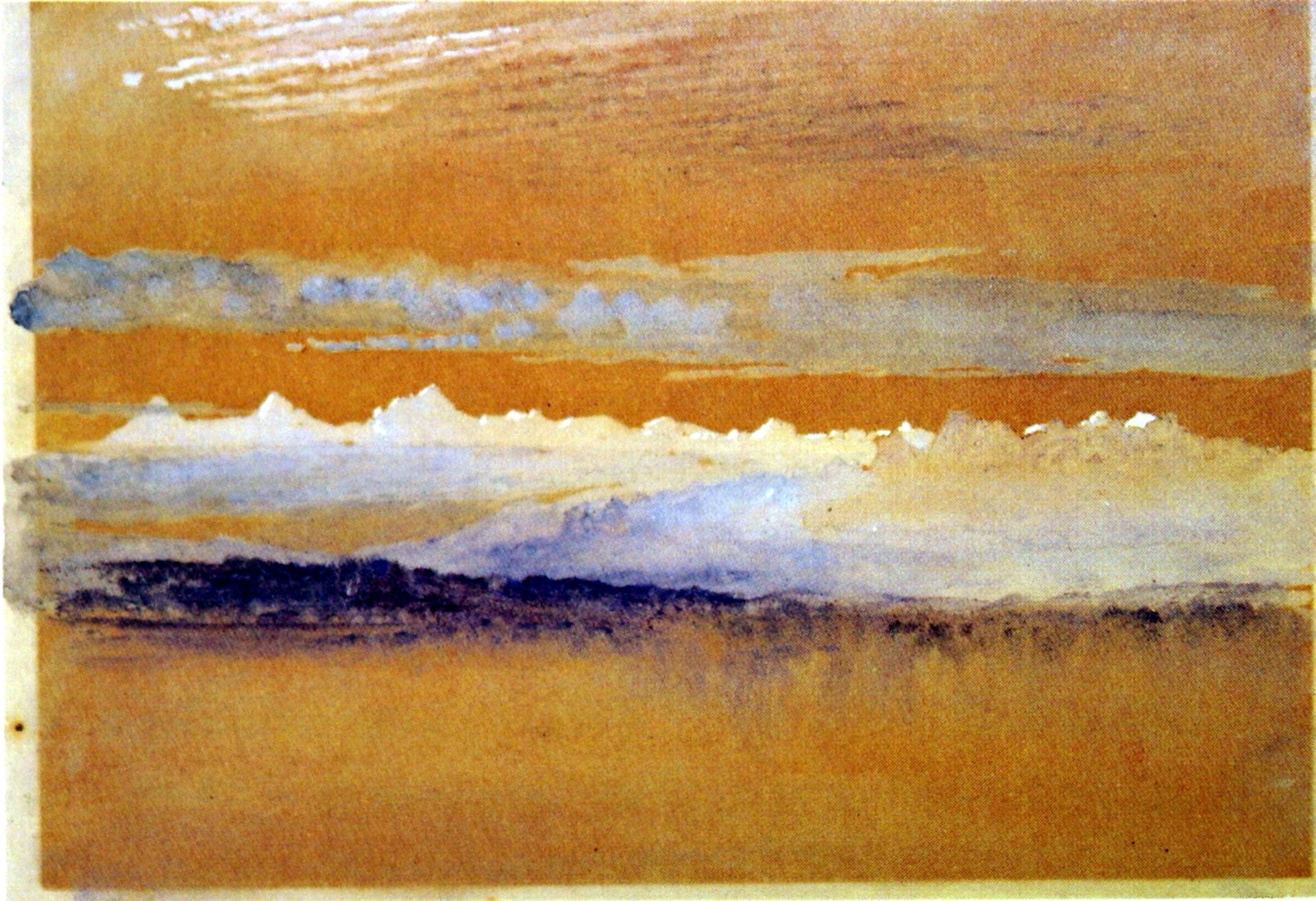 Dawn at Neuchatel by John Ruskin
