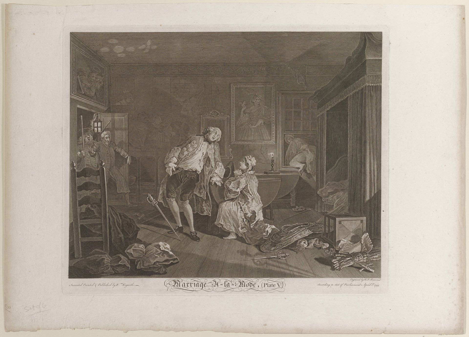 Plate V by William Hogarth