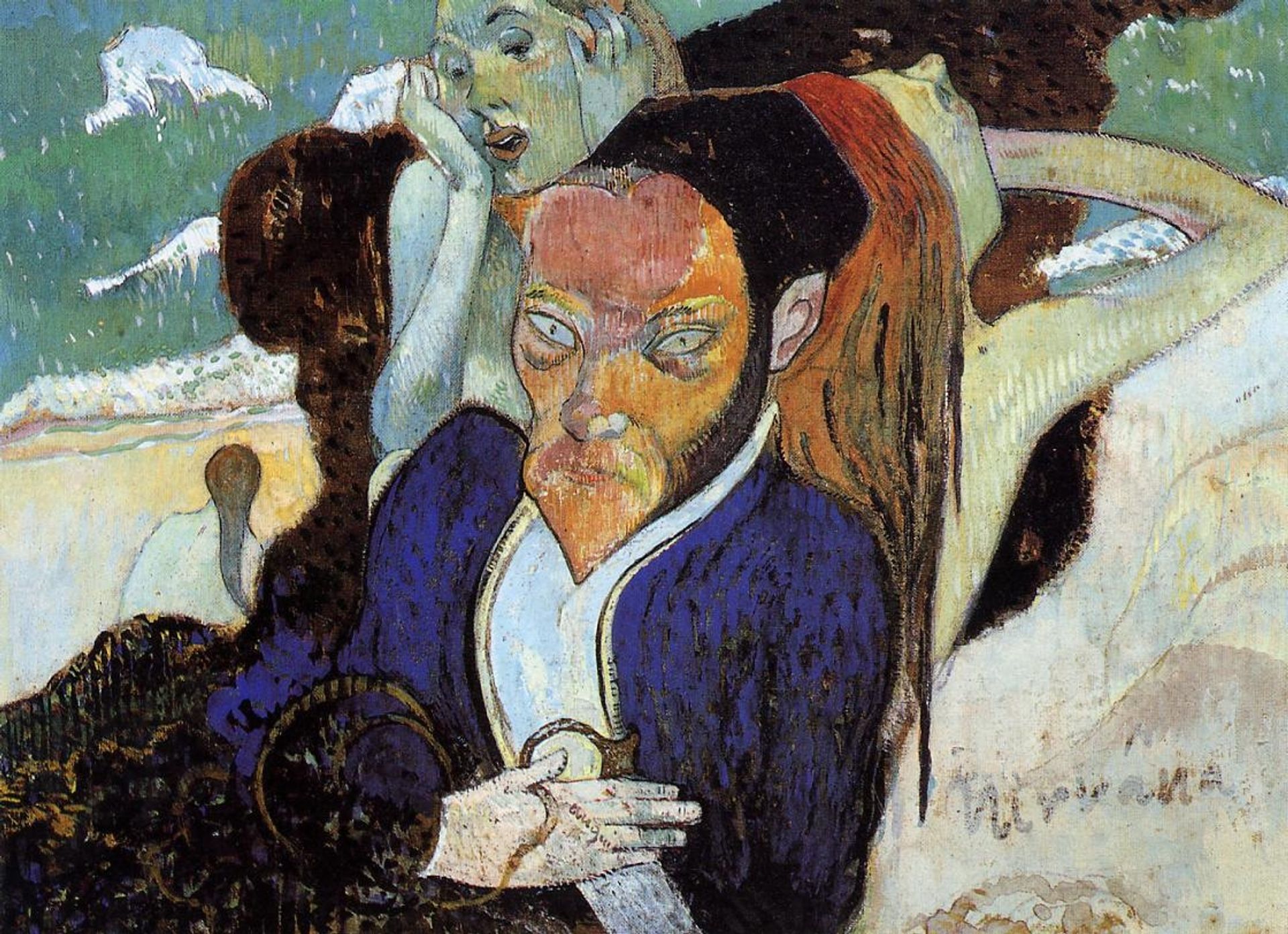 Nirvana, Portrait of Jacob Meyer de Haan by Paul Gauguin