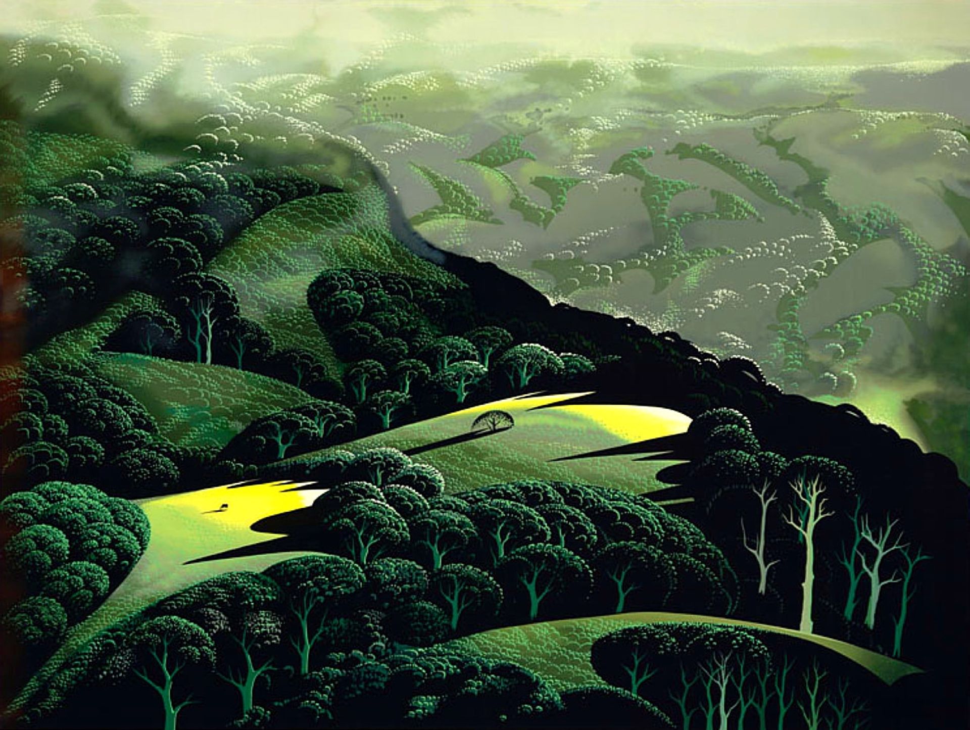 Fog and Storm and Rain by Eyvind Earle