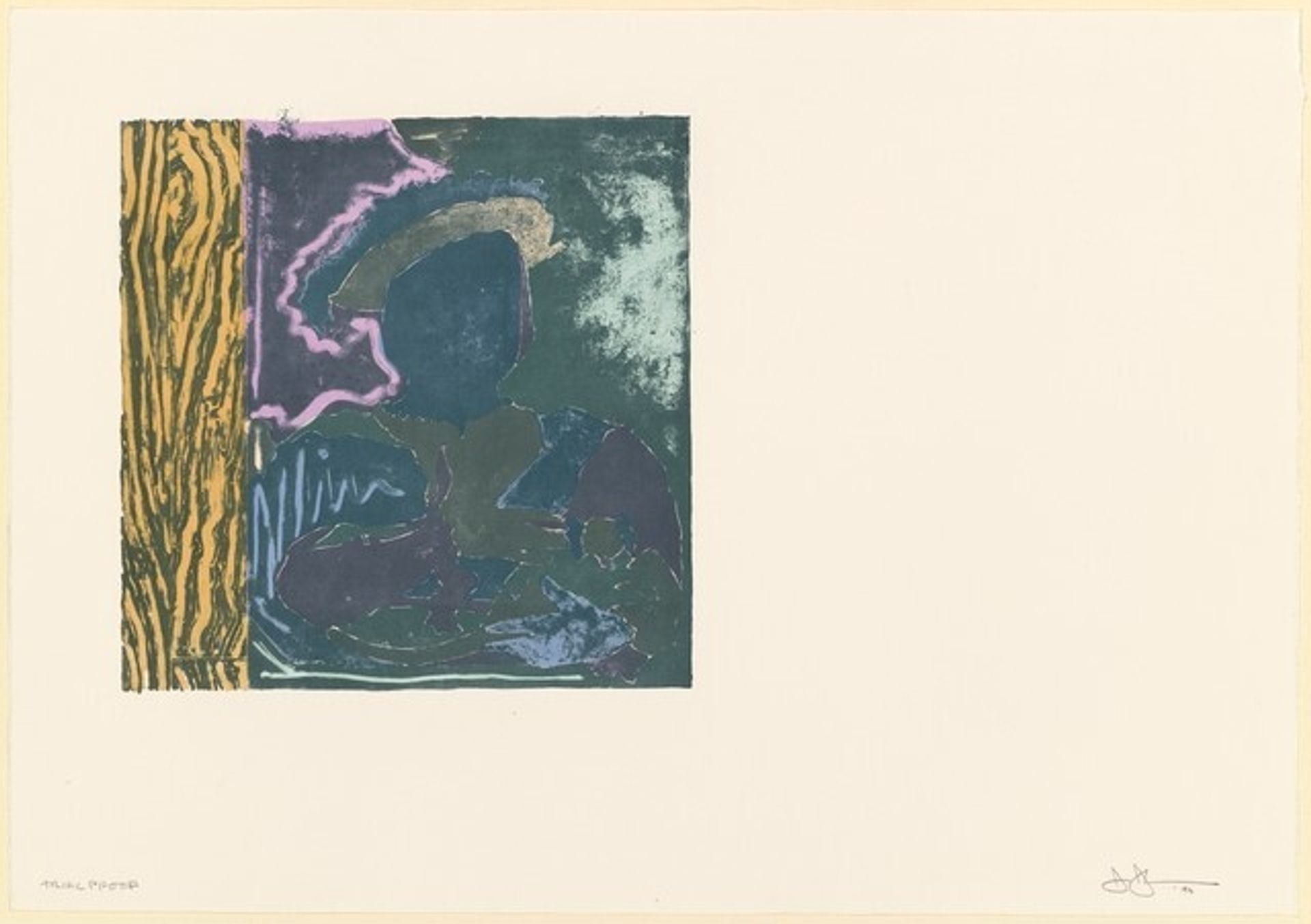 After Holbein by Jasper Johns
