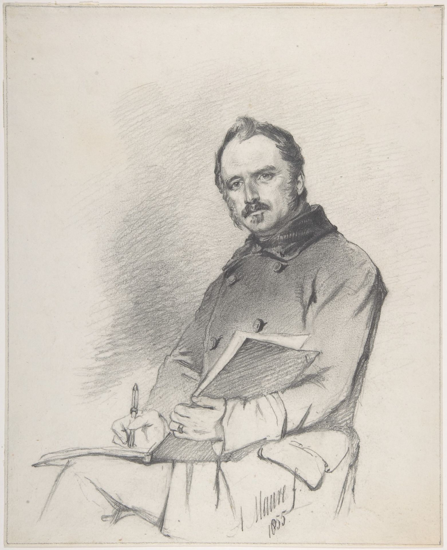 Portrait of Pieter Frederik van Os by Anton Mauve